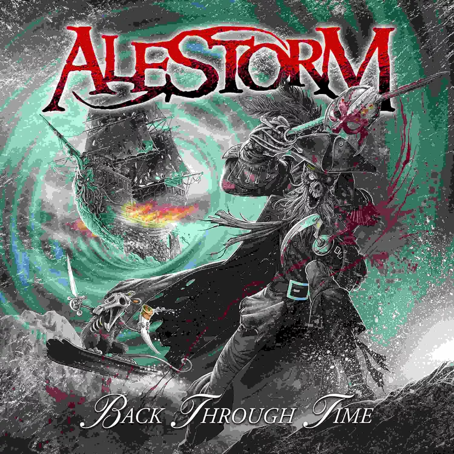 ALESTORM · Back Through Time | BLACK LP (Pirate Metal Vinyl) · Picture 1