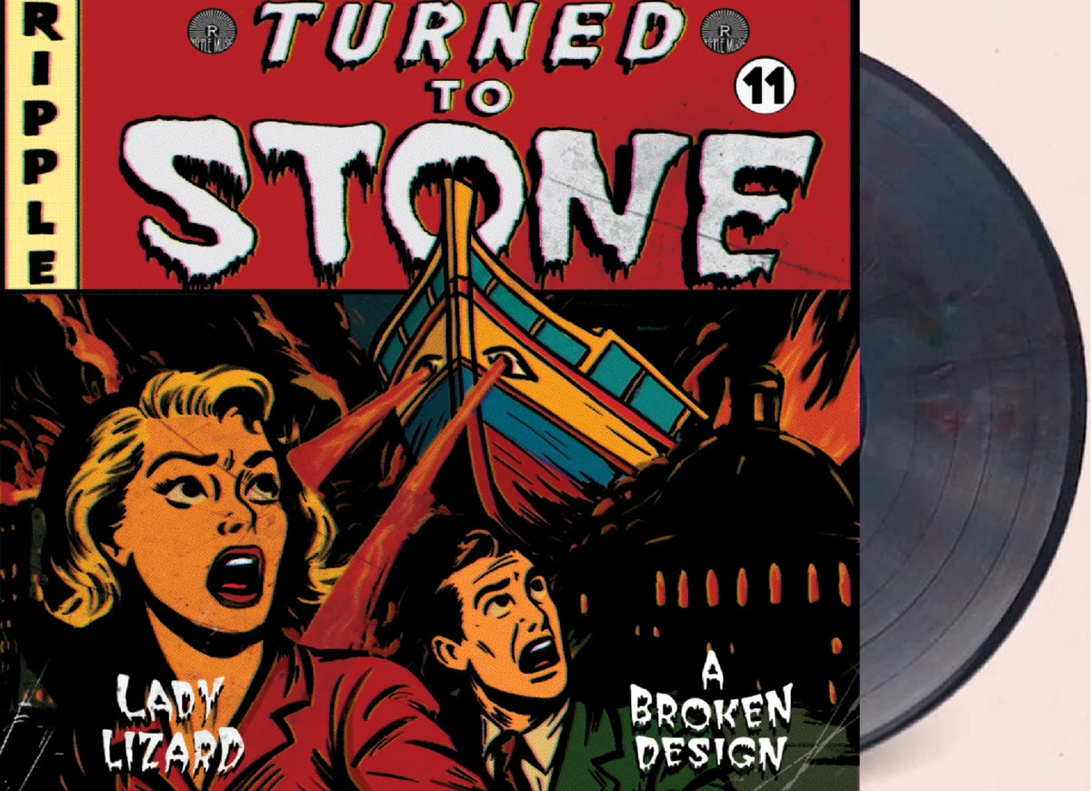 TURNED TO STONE · Chapter 11 - Lady Lizard &amp; A Broken Design | SPLATTER LP (Heavy Rock Vinyl) · Picture 2