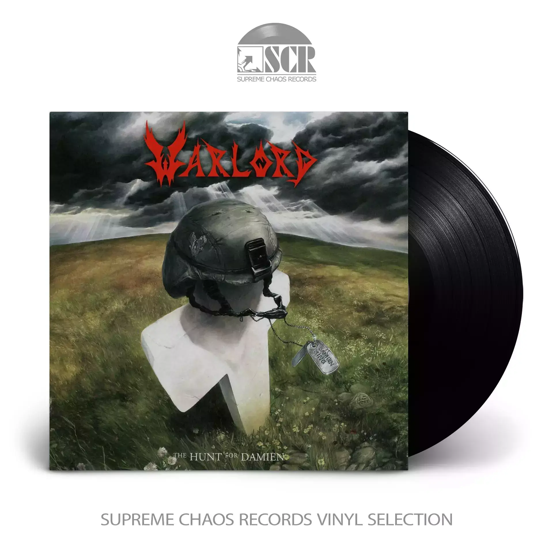 WARLORD · The Hunt for Damien | BLACK LP (Heavy Metal Vinyl)