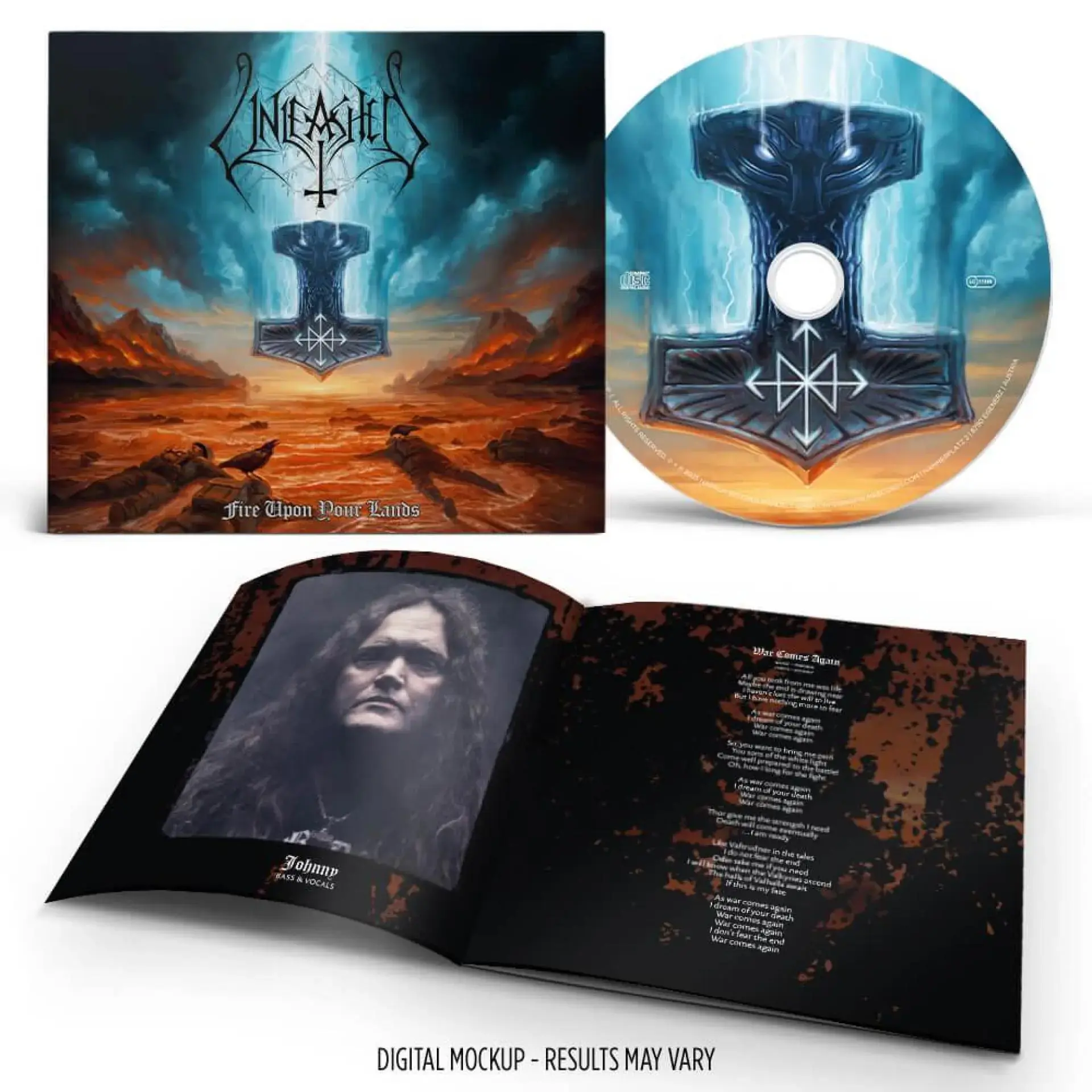 UNLEASHED - Fire Upon Your Lands · DIGIPAK CD (Death Metal CDs) · Picture 2