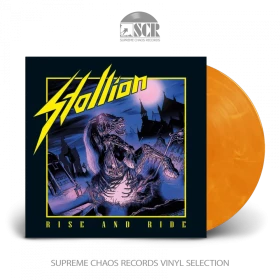 STALLION · Rise And Ride | YELLOW/PURPLE MARBLED LP (Heavy Metal Vinyl)