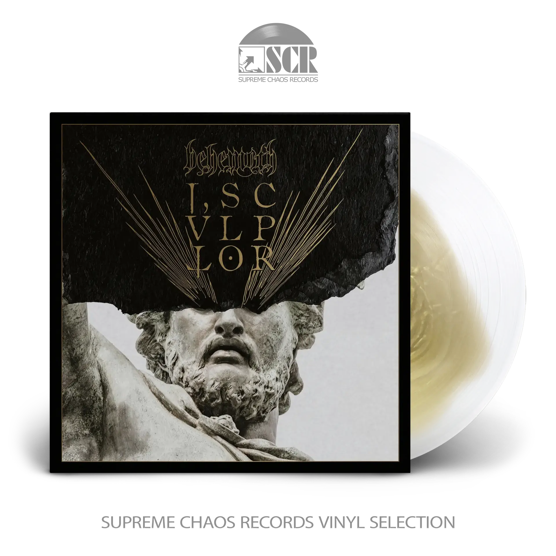 BEHEMOTH · I, Scvlptor | CLEAR/GOLD MERGE LP (Black Metal Vinyl)