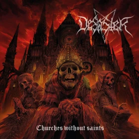 DESASTER · Churches Without Saints | BLACK LP (Thrash Metal/Black Metal Vinyl) · Picture 1