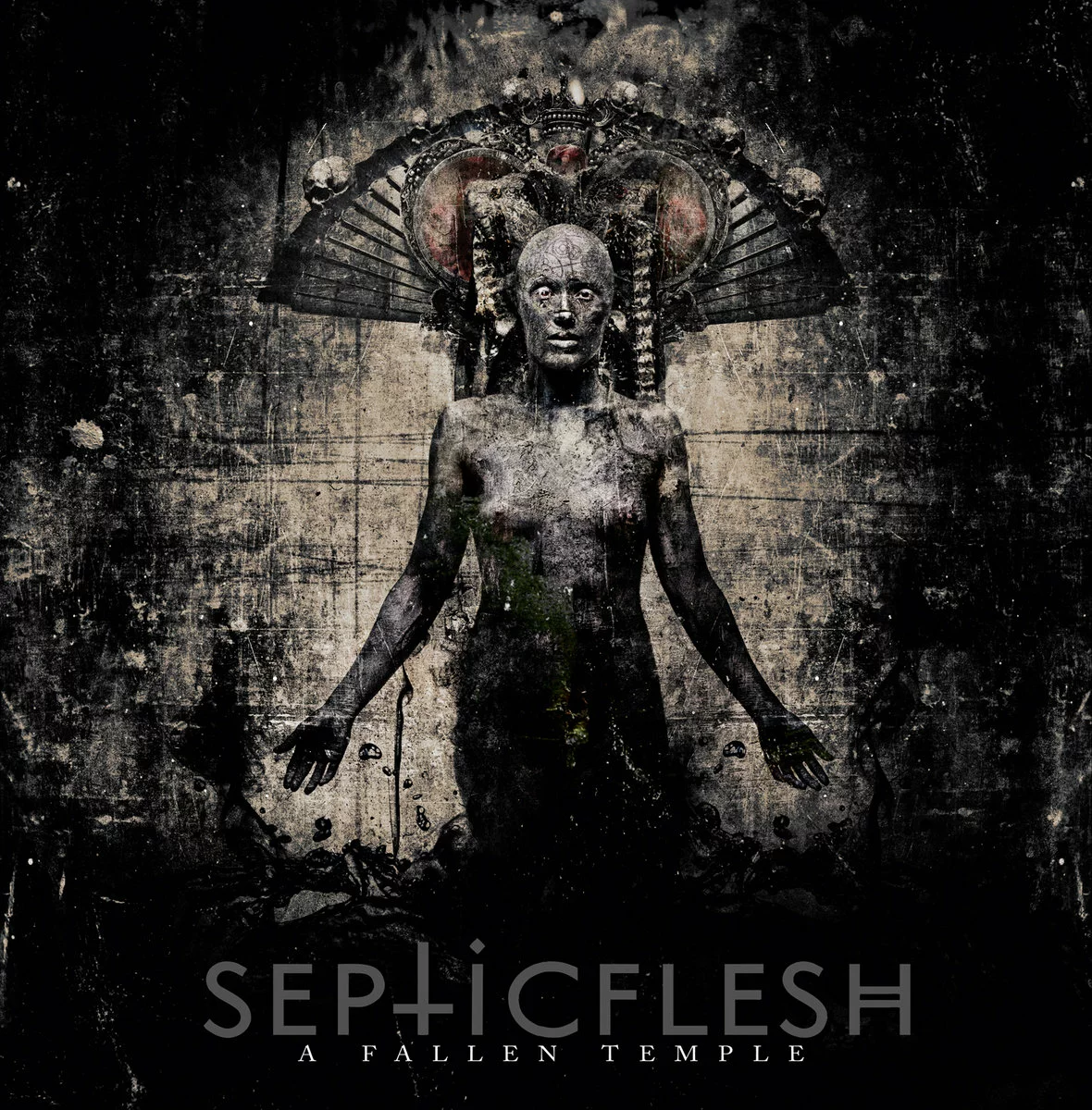 SEPTICFLESH · A Fallen Temple | BLACK DLP (Death Metal Vinyl) · Picture 1