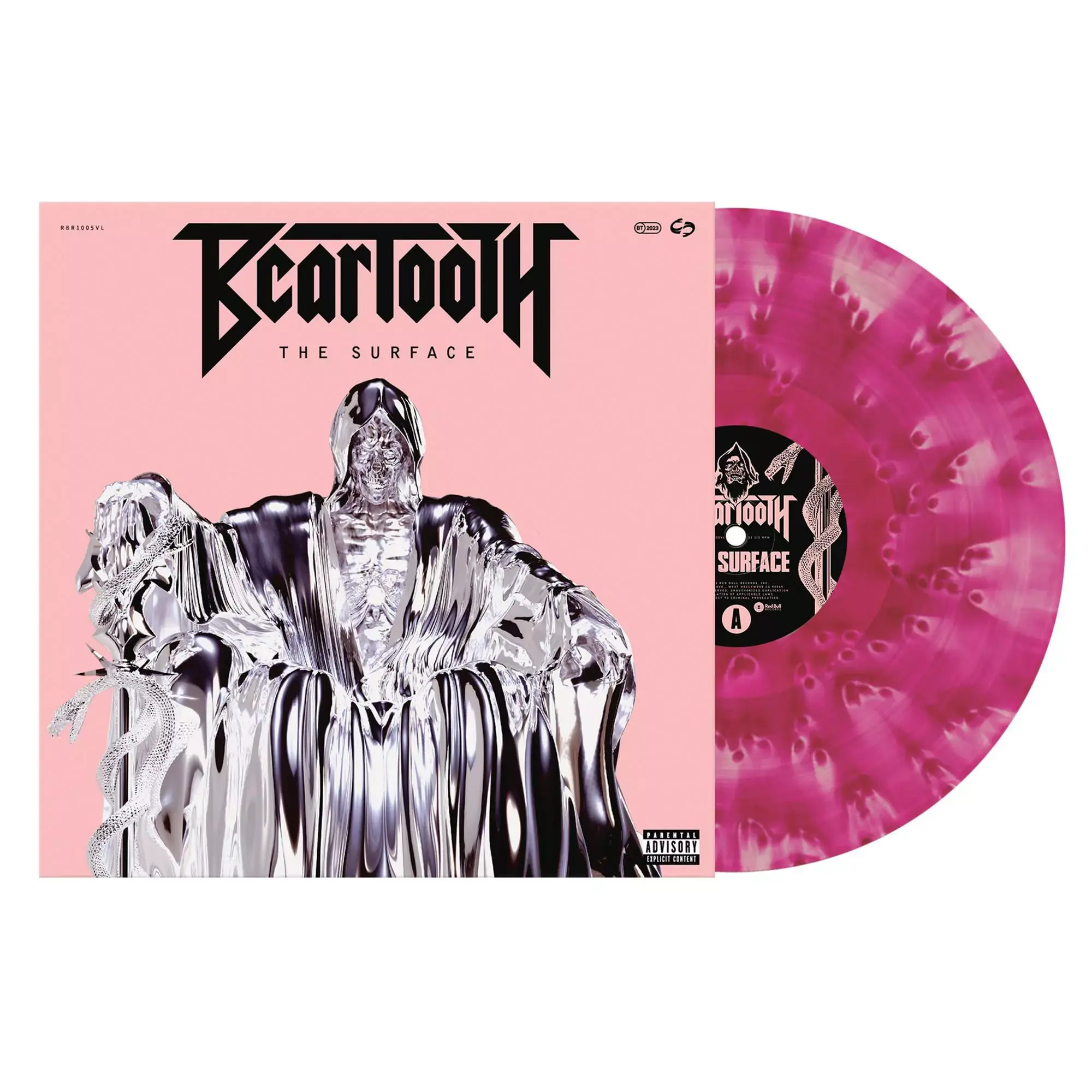 BEARTOOTH · The Surface | CLEAR/PINK CLOUDY LP (Metalcore Vinyl)