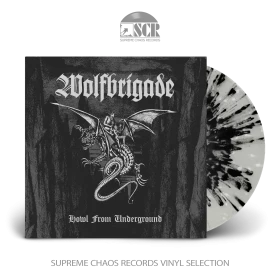 WOLFBRIGADE · Howl From Underground | CLEAR/BLACK/WHITE SPLATTER LP (Crust Punk/Death Metal Vinyl)