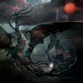 SULPHUR AEON · The Scythe Of Cosmic Chaos | SMOKE 2LP (Death Metal Vinyl) · Picture 1