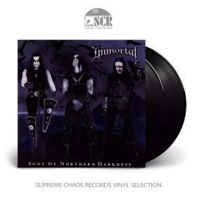 IMMORTAL · Sons Of Northern Darkness | BLACK 2LP (Black Metal Vinyl)