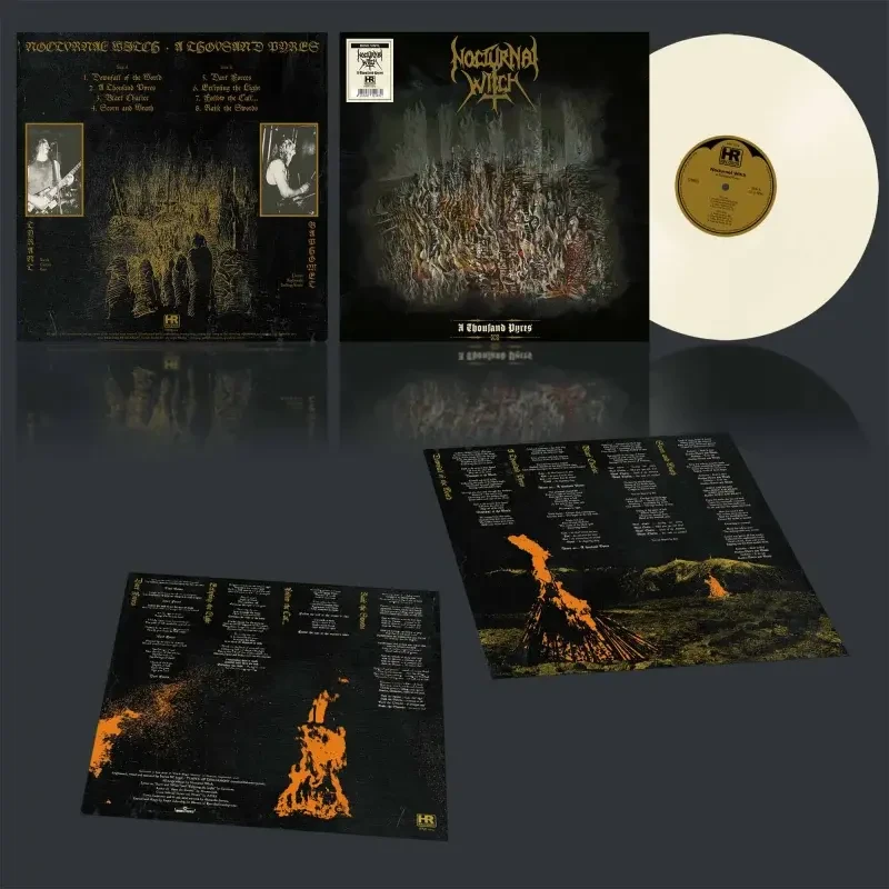 NOCTURNAL WITCH · A Thousand Pyres | BONE LP (Black Metal/Thrash Metal Vinyl) · Picture 3