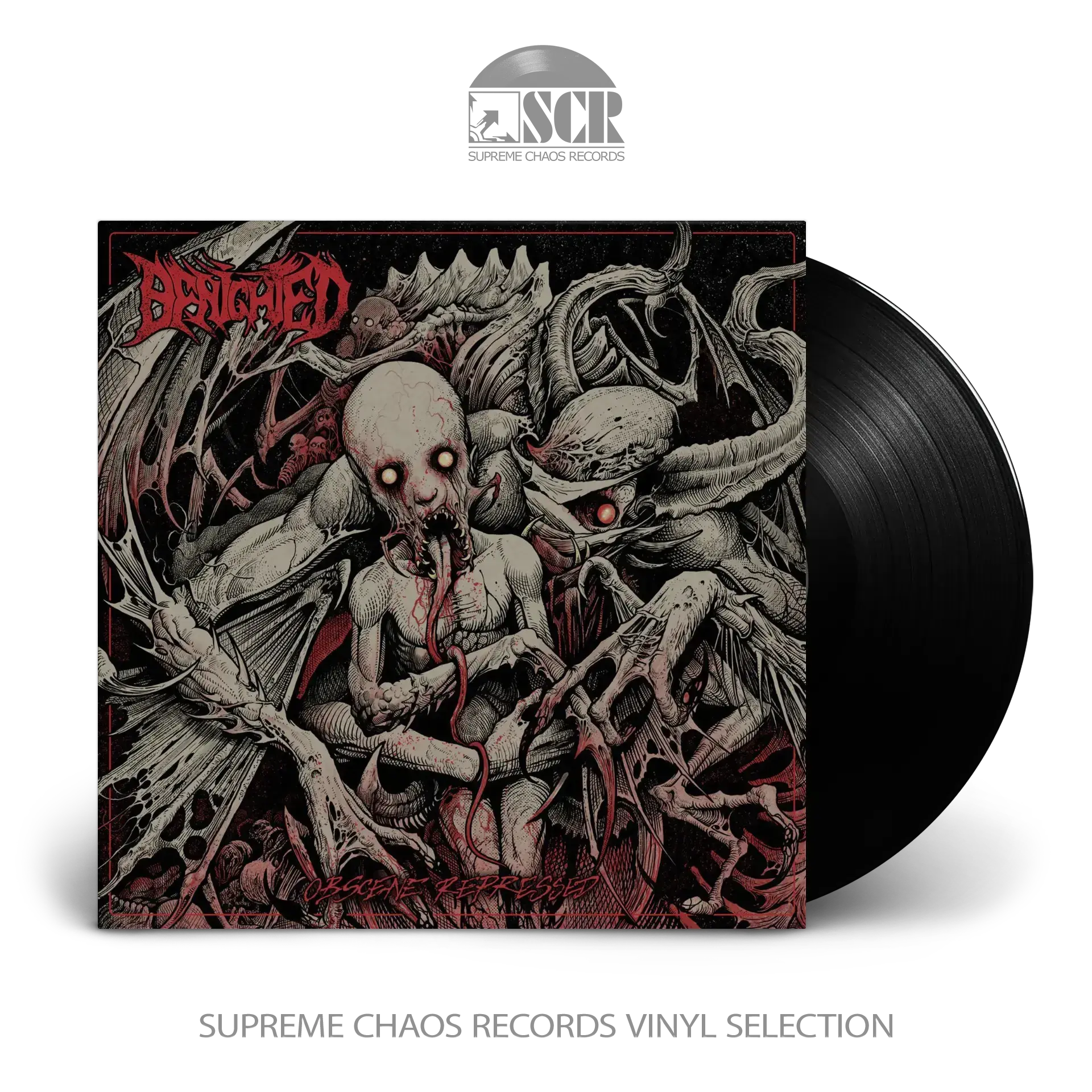 BENIGHTED - Obscene Repressed · BLACK LP (Death Metal Vinyl)
