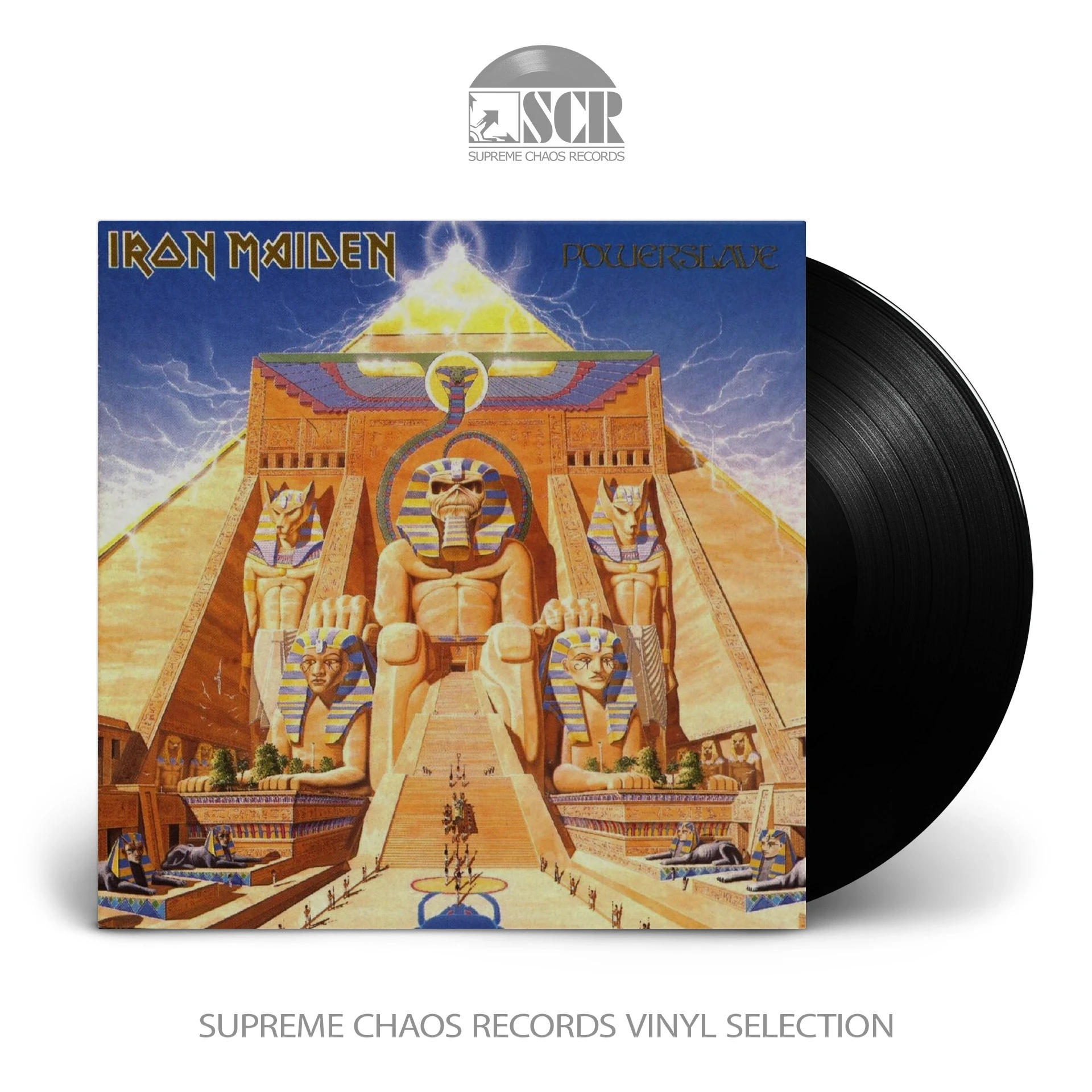 IRON MAIDEN · Powerslave | BLACK LP (Heavy Metal Vinyl)