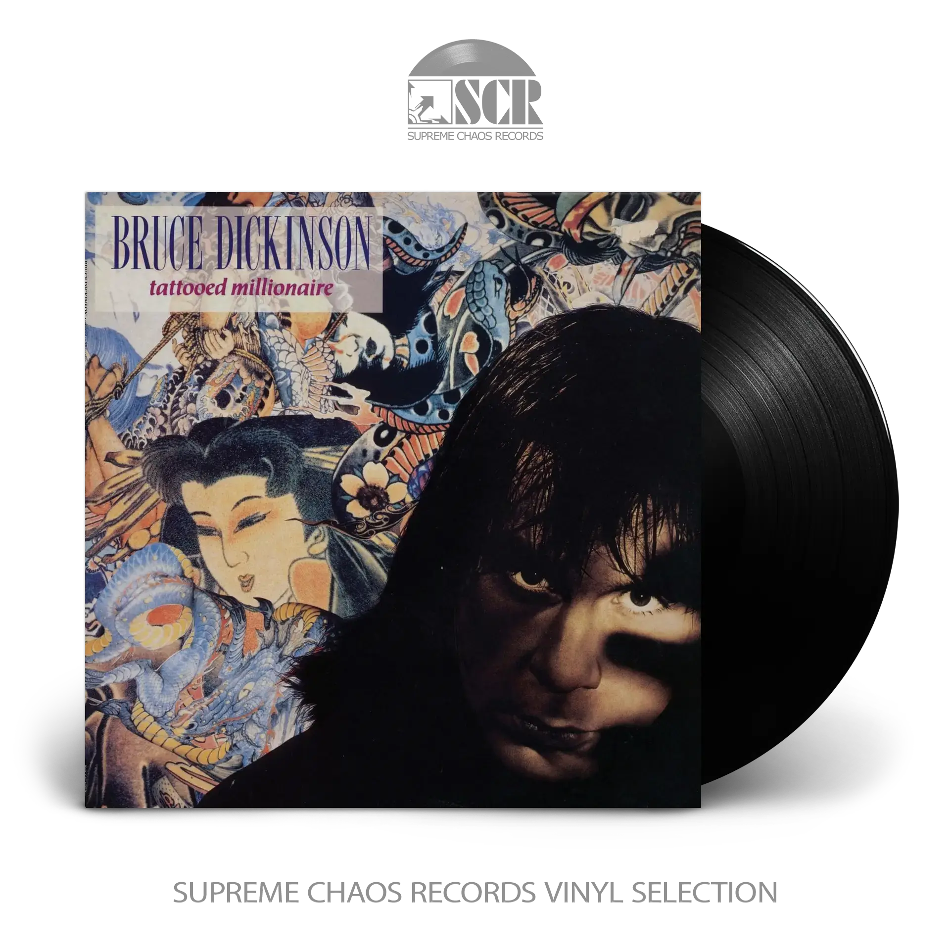 BRUCE DICKINSON · Tattooed Millionaire | BLACK LP (Heavy Metal Vinyl)