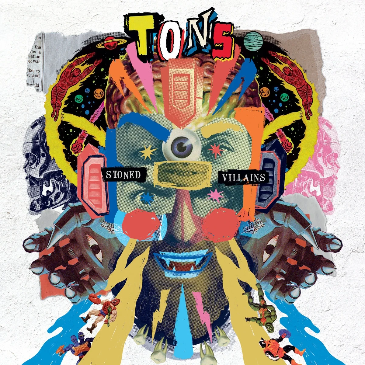 TONS · Stoned Villains | BLACK LP (Stoner Rock/Psychedelic Rock Vinyl) · Picture 1