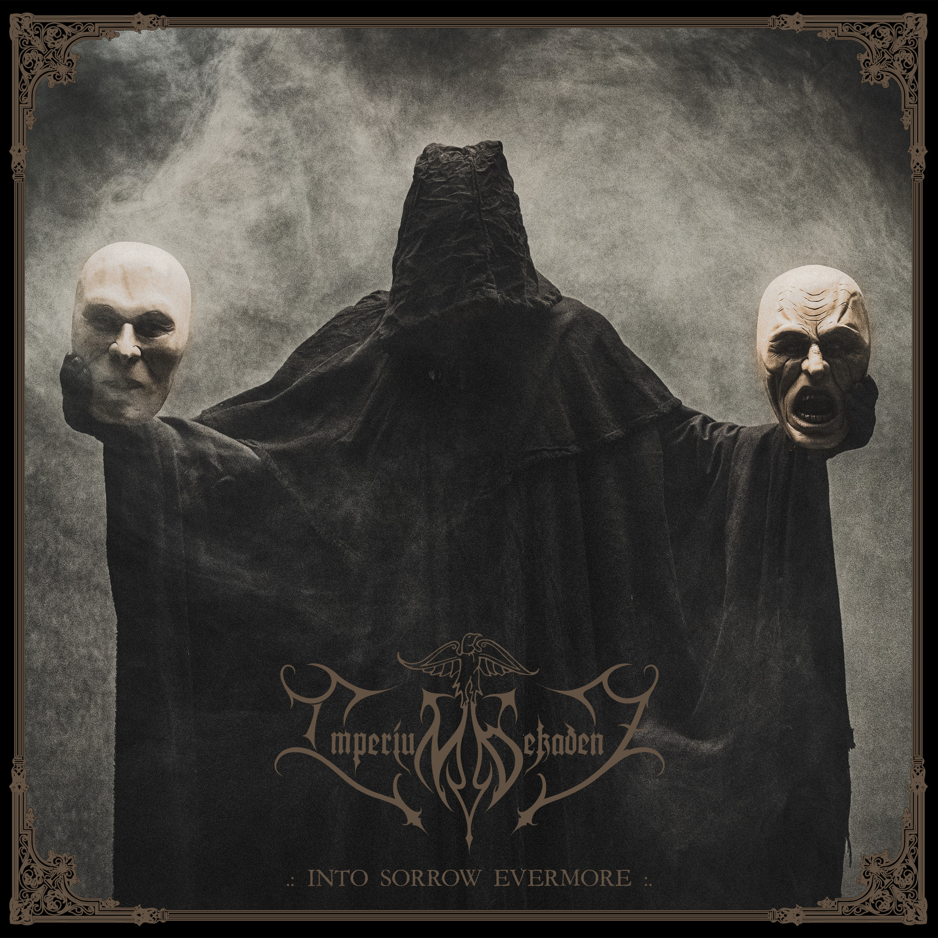 IMPERIUM DEKADENZ · Into Sorrow Evermore | EXCUSIVE.GOLD+PATCH 2LP (Black Metal Vinyl) · Picture 1