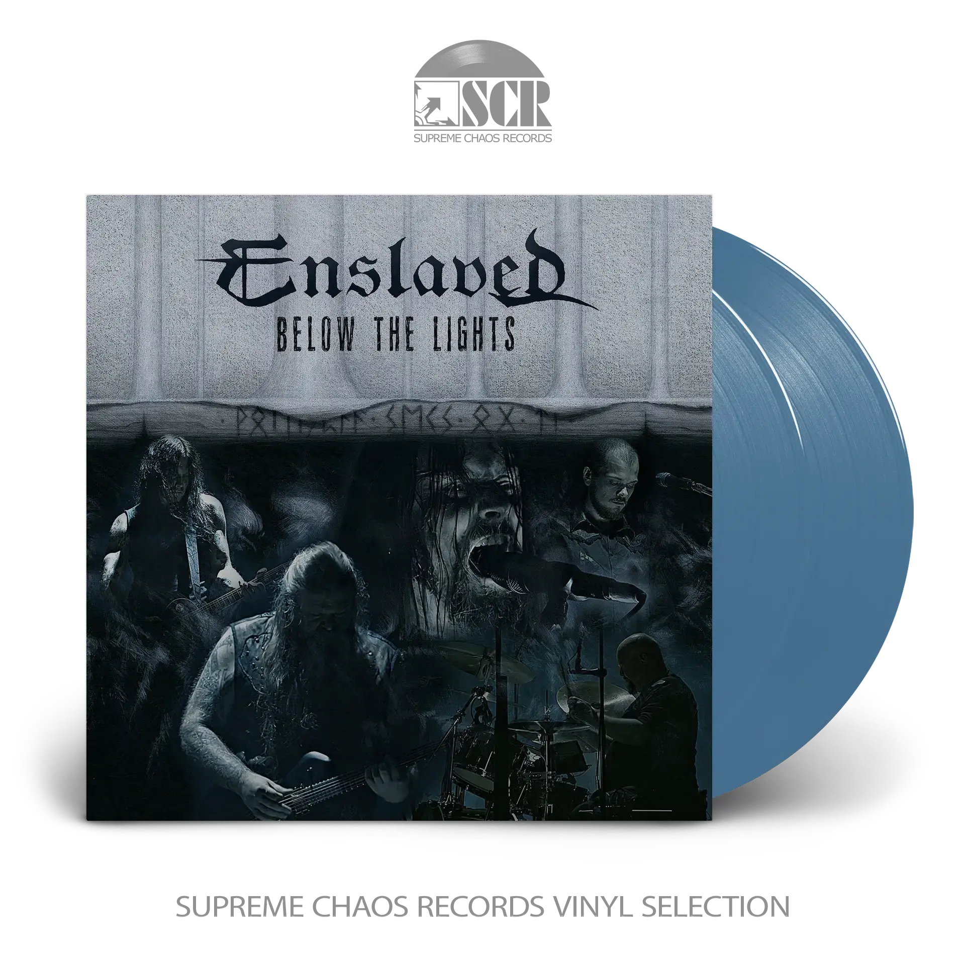 ENSLAVED · Below The Lights (Cinematic Tour 2020) | AQUA BLUE 2LP (Black Metal/Progressive Metal Vinyl)