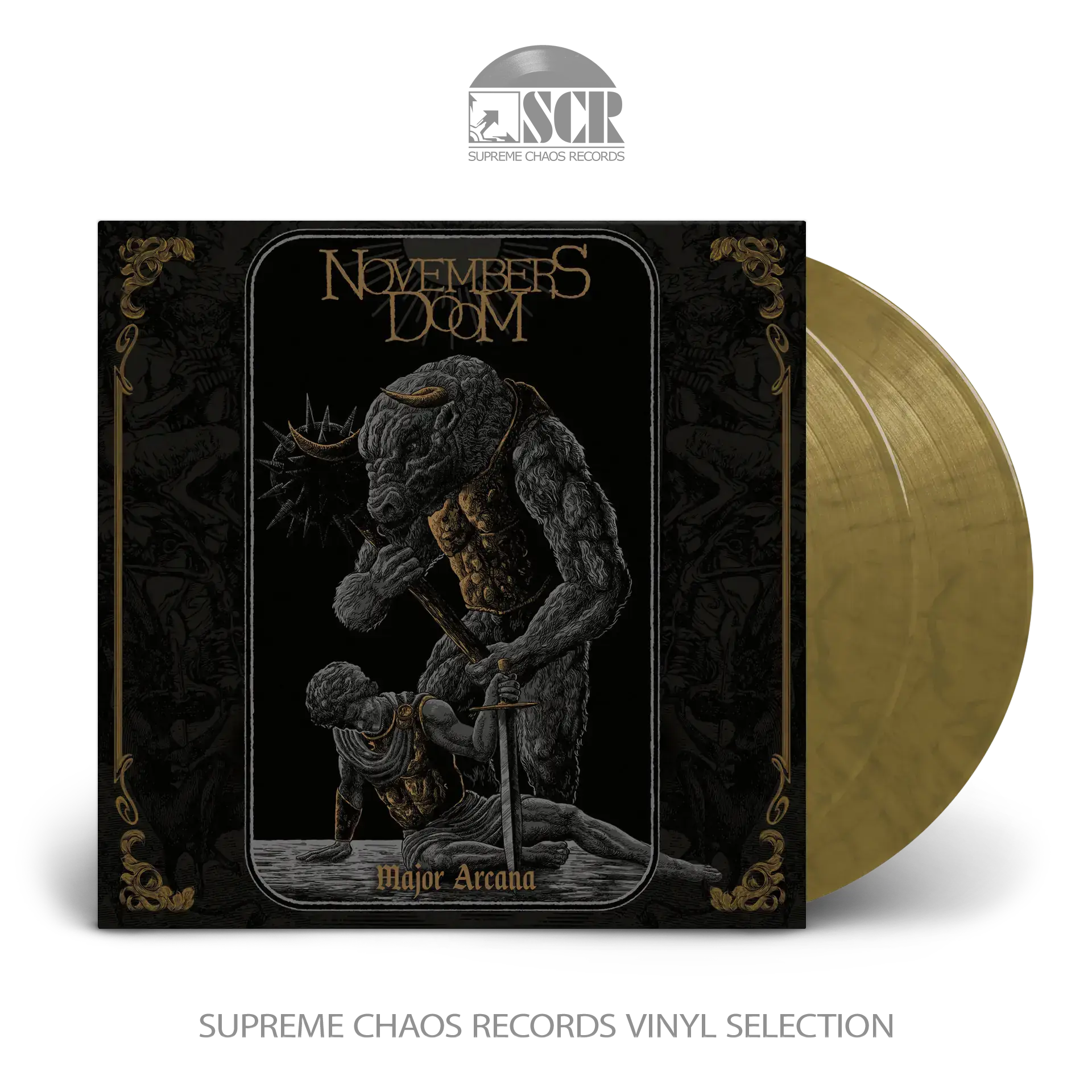 NOVEMBERS DOOM · Major Arcana | GOLD/BLACK 2LP (Dark Metal/Doom Metal/Death Metal Vinyl)