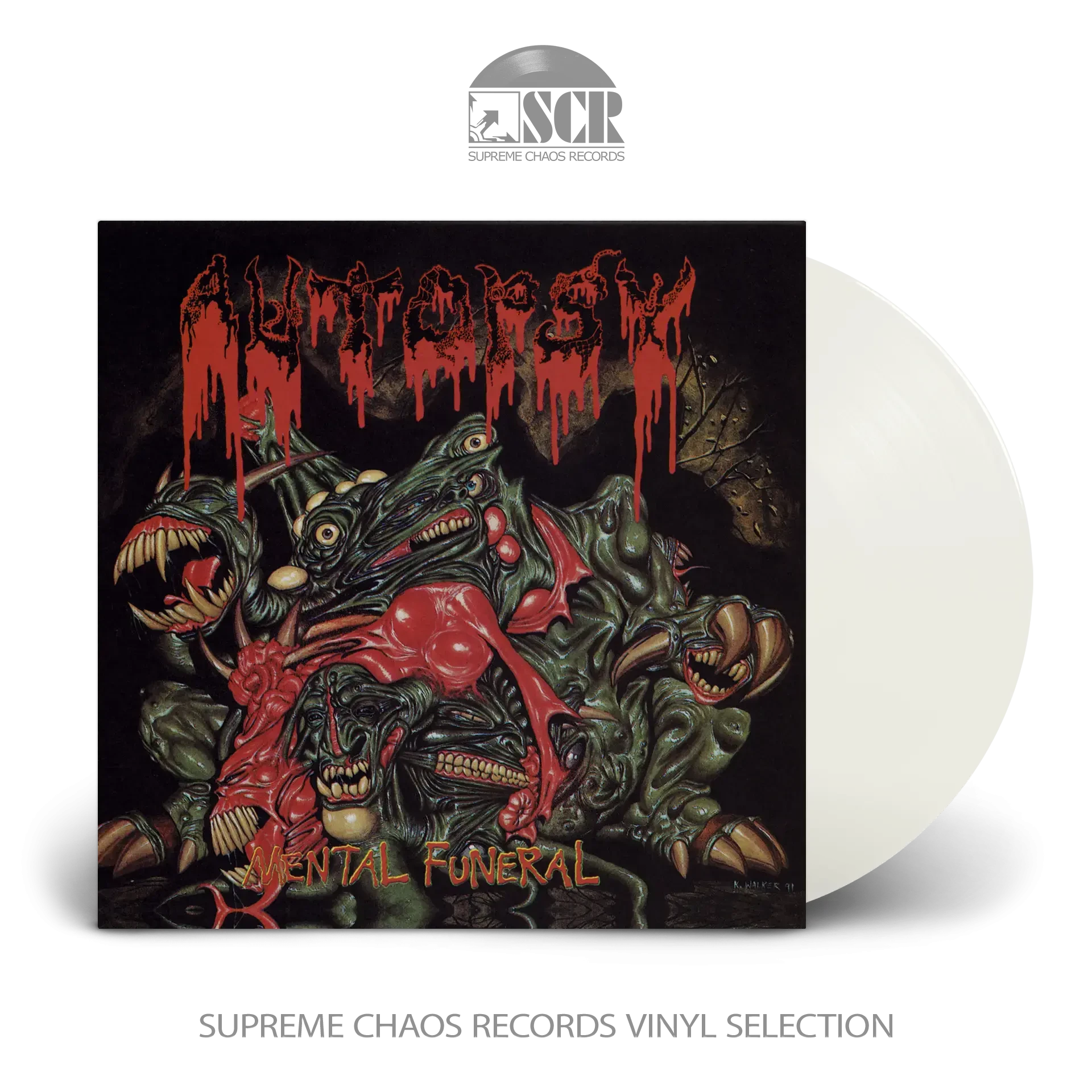 AUTOPSY · Mental Funeral | CLEAR LP (Death Metal Vinyl)