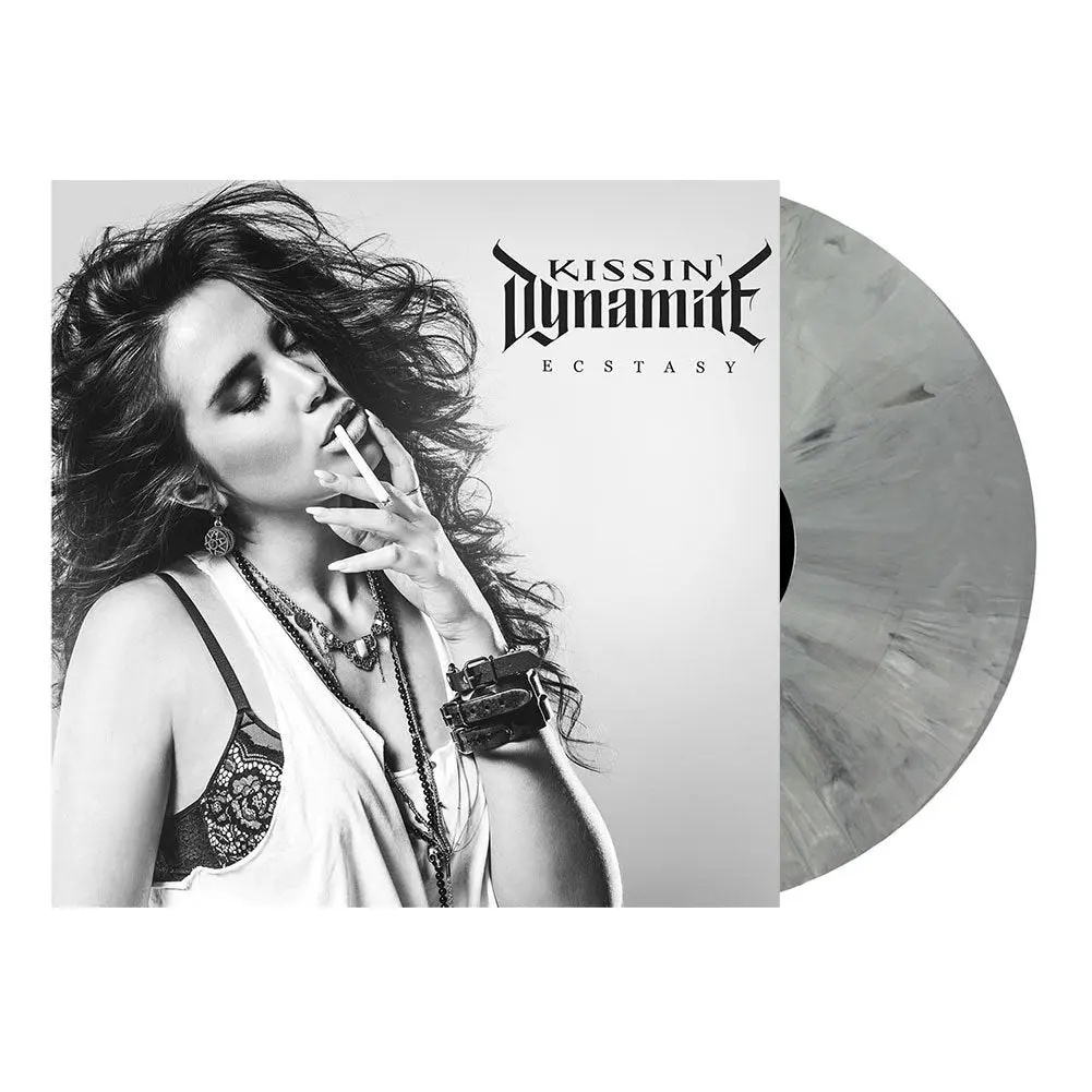 KISSIN' DYNAMITE · Ecstasy | GREY MARBLED LP (Hard Rock Vinyl) · Picture 3