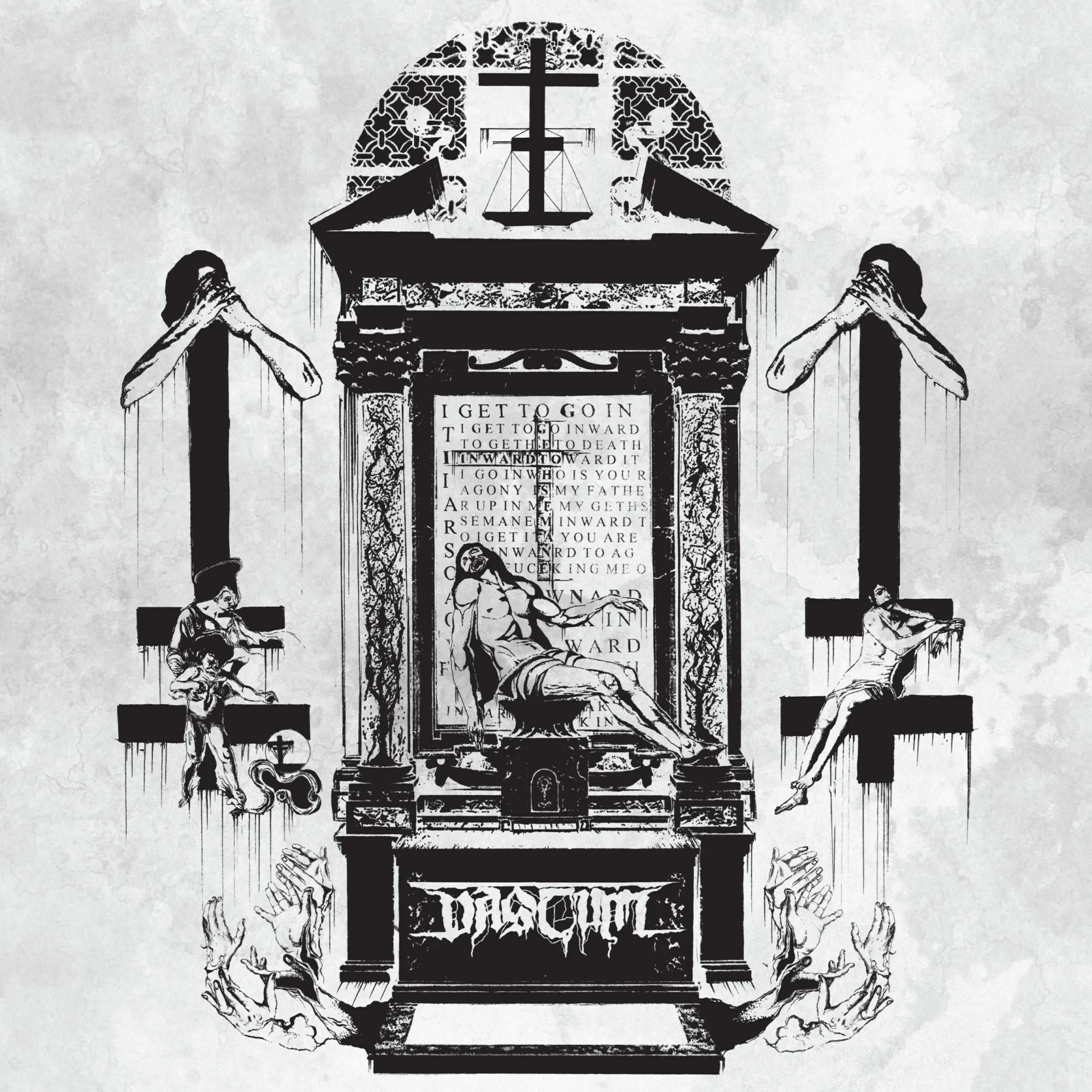 VASTUM - Inward To Gethsemane · BLACK LP (Death Metal Vinyl) · Picture 1