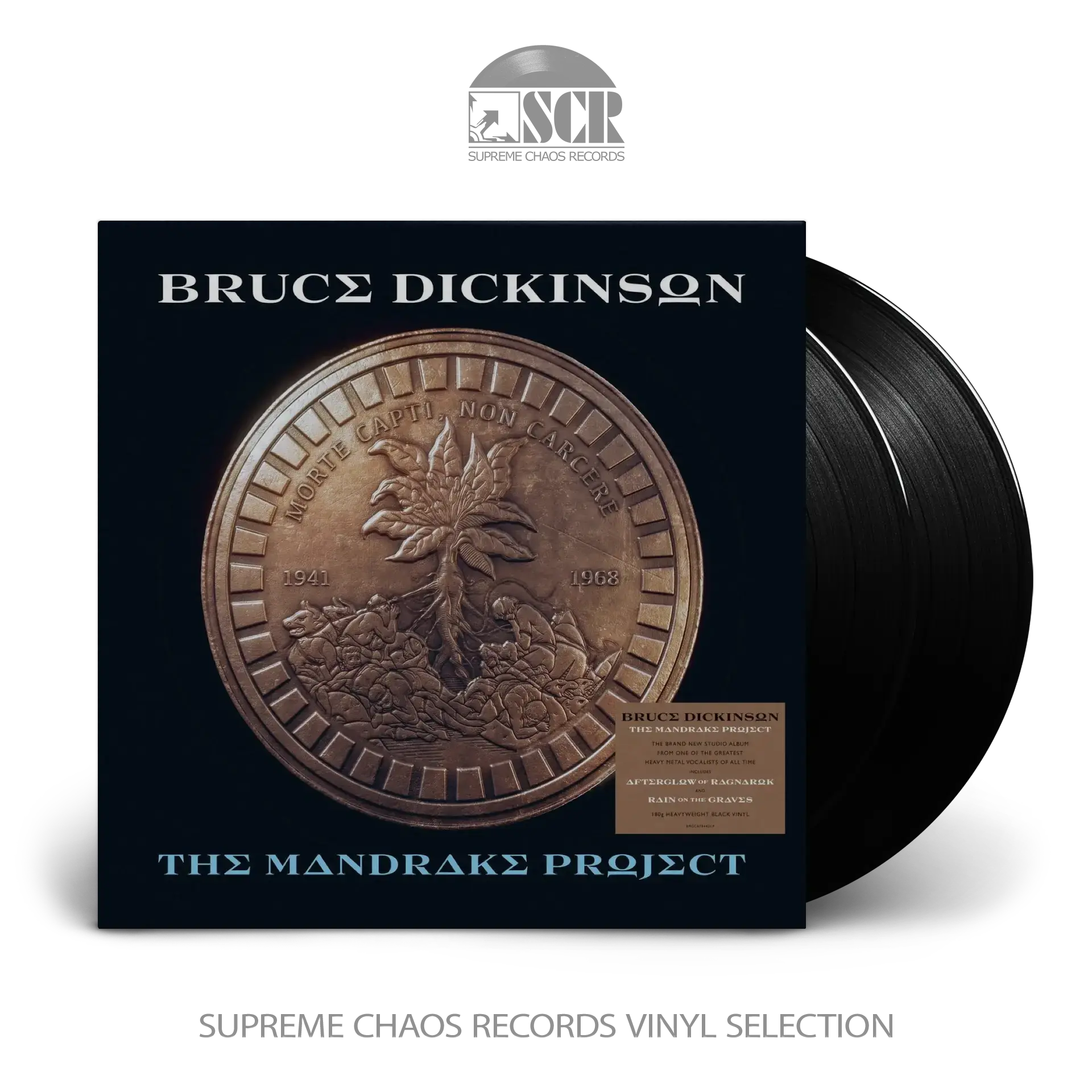 BRUCE DICKINSON · The Mandrake Project | BLACK 2LP (Heavy Metal Vinyl)
