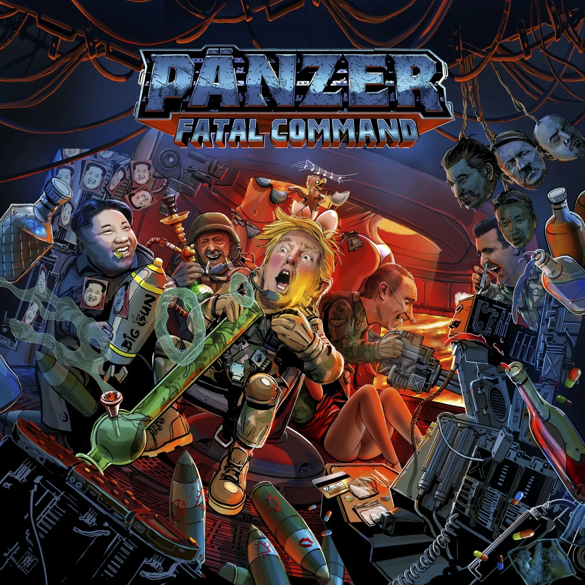 PÄNZER · Fatal Command | CLEAR 2LP (Thrash Metal Vinyl) · Picture 1