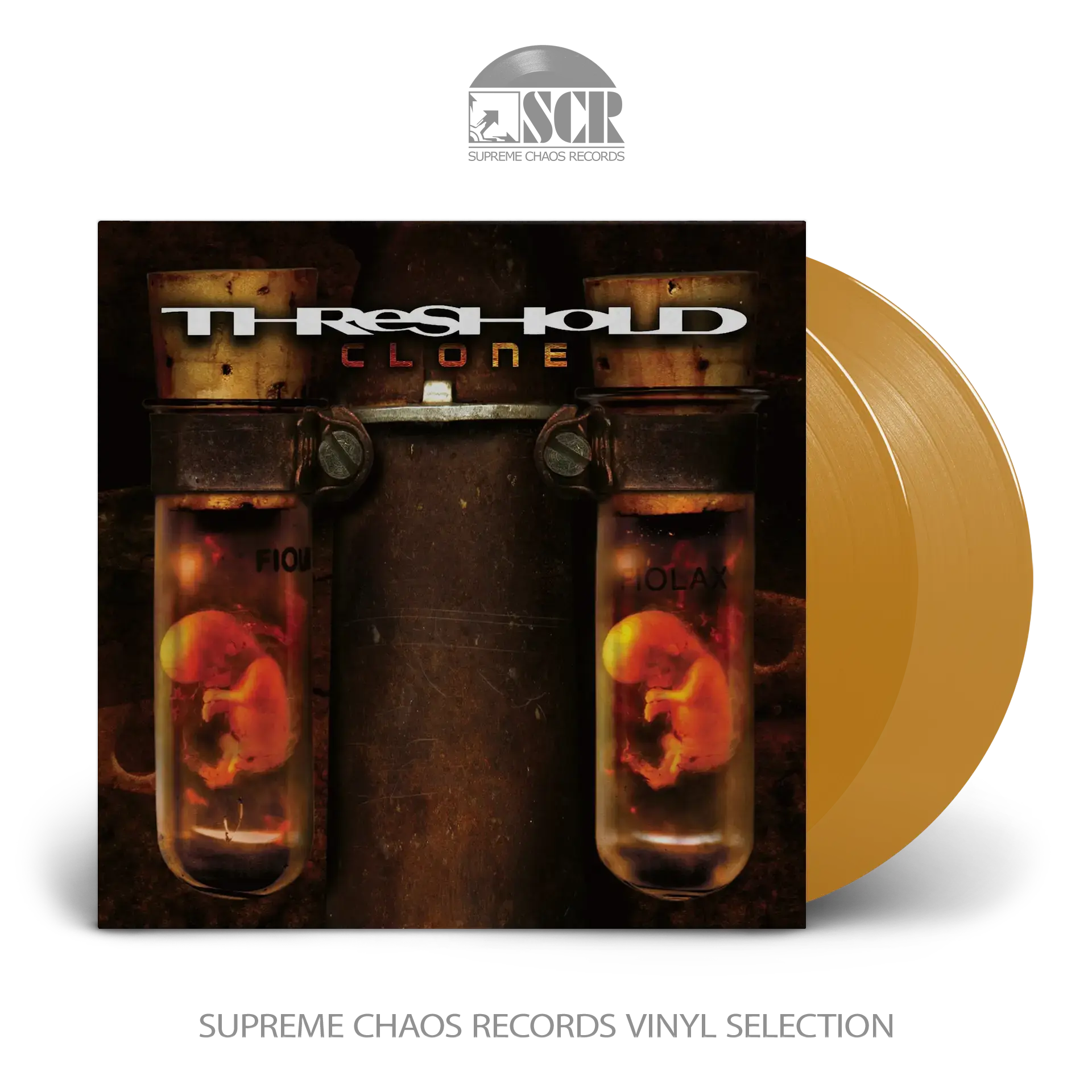 THRESHOLD · Clone (2024 Remix) | TRANSPARENT ORANGE 2LP (Progressive Metal Vinyl)