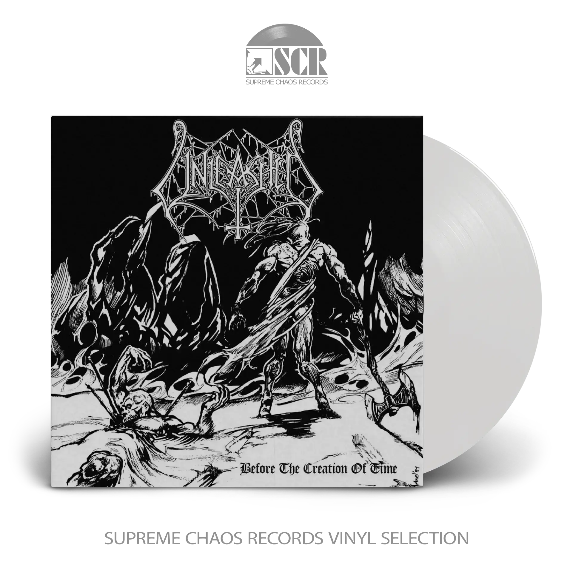 UNLEASHED · Before The Creation Of Time | WHITE LP (Death Metal Vinyl)
