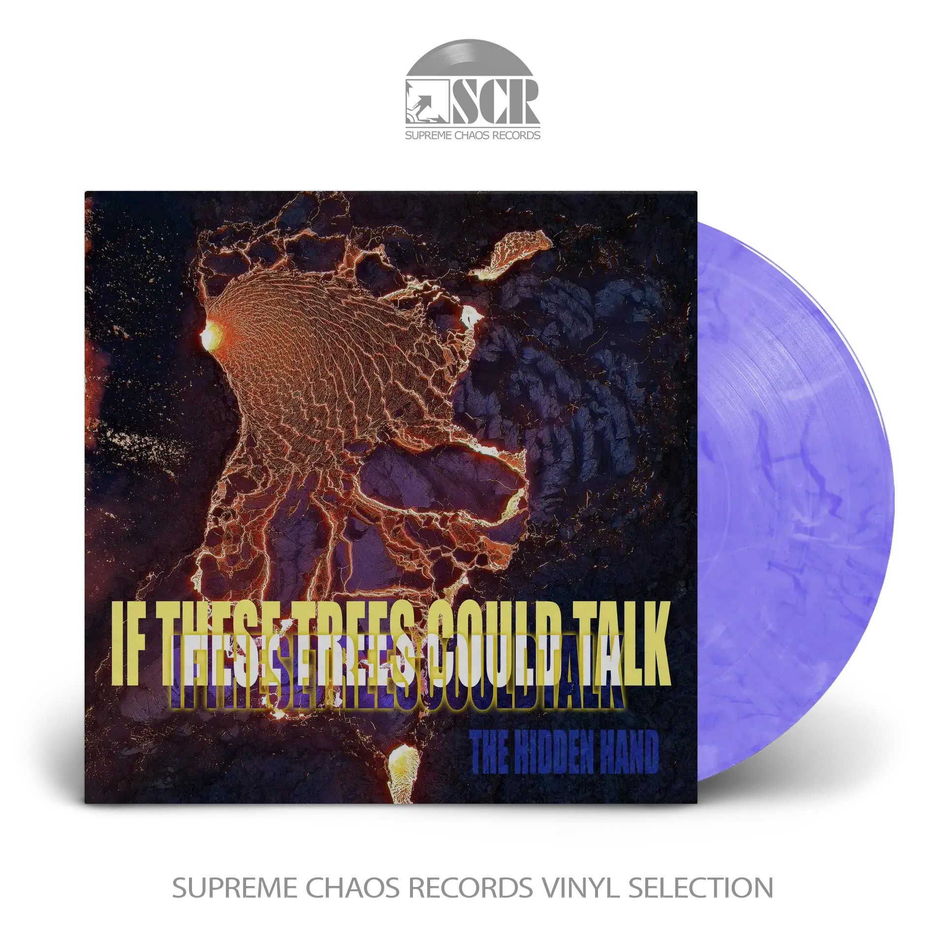 IF THESE TREES COULD TALK · The Hidden Hand | VIOLET GALAXY MARBLED LP (Post Metal/Progressive Metal Vinyl)