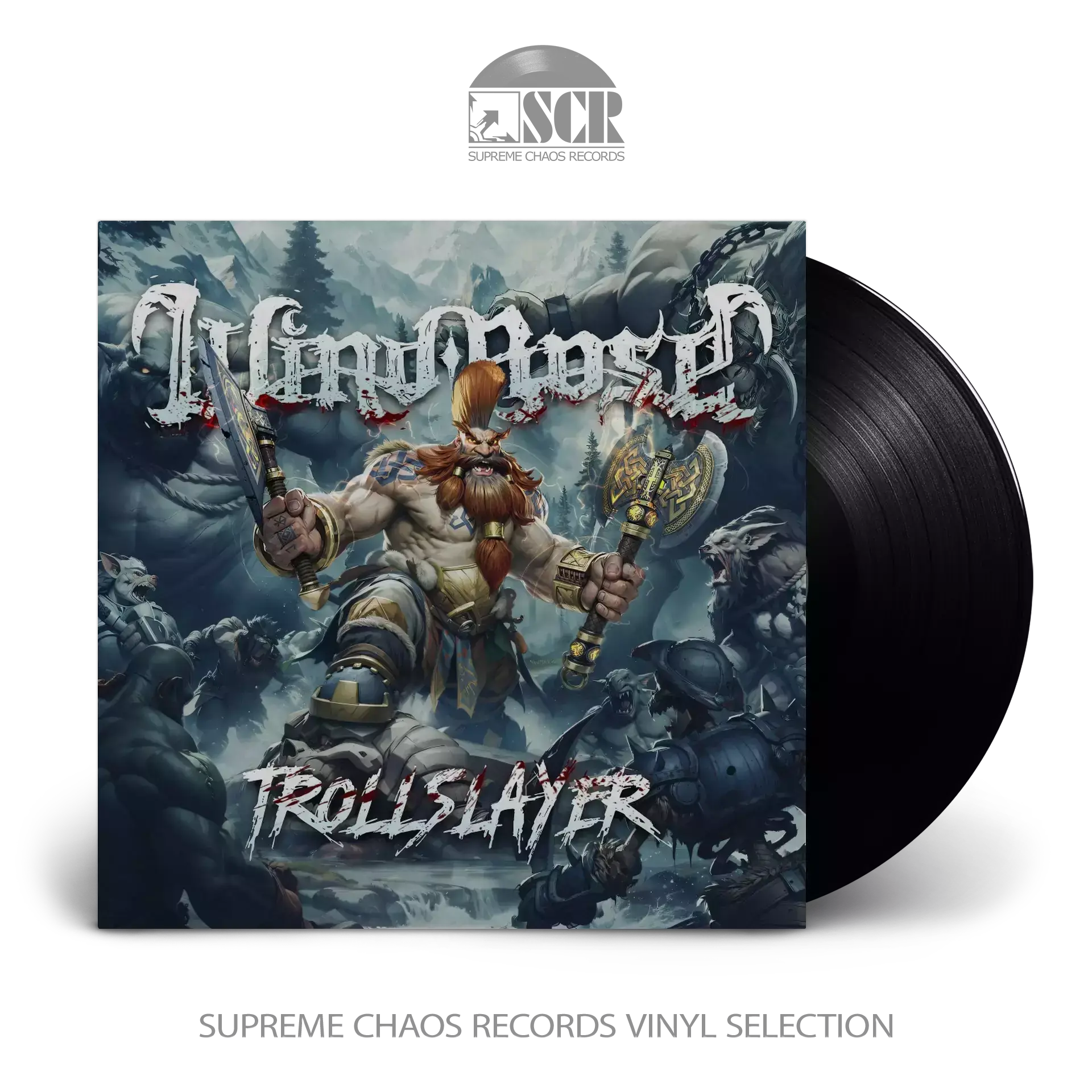 WIND ROSE · Trollslayer | BLACK LP (Power Metal Vinyl)