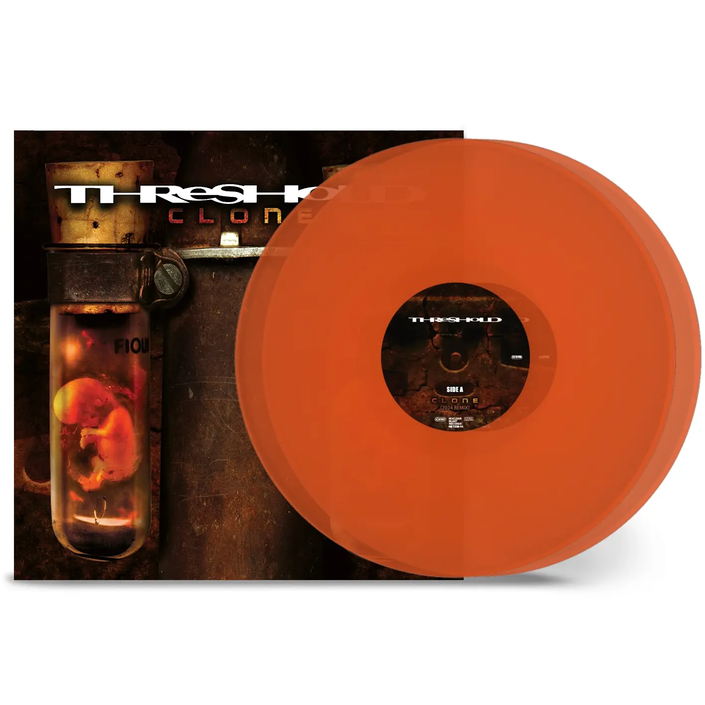 THRESHOLD · Clone (2024 Remix) | TRANSPARENT ORANGE 2LP (Progressive Metal Vinyl) · Picture 2