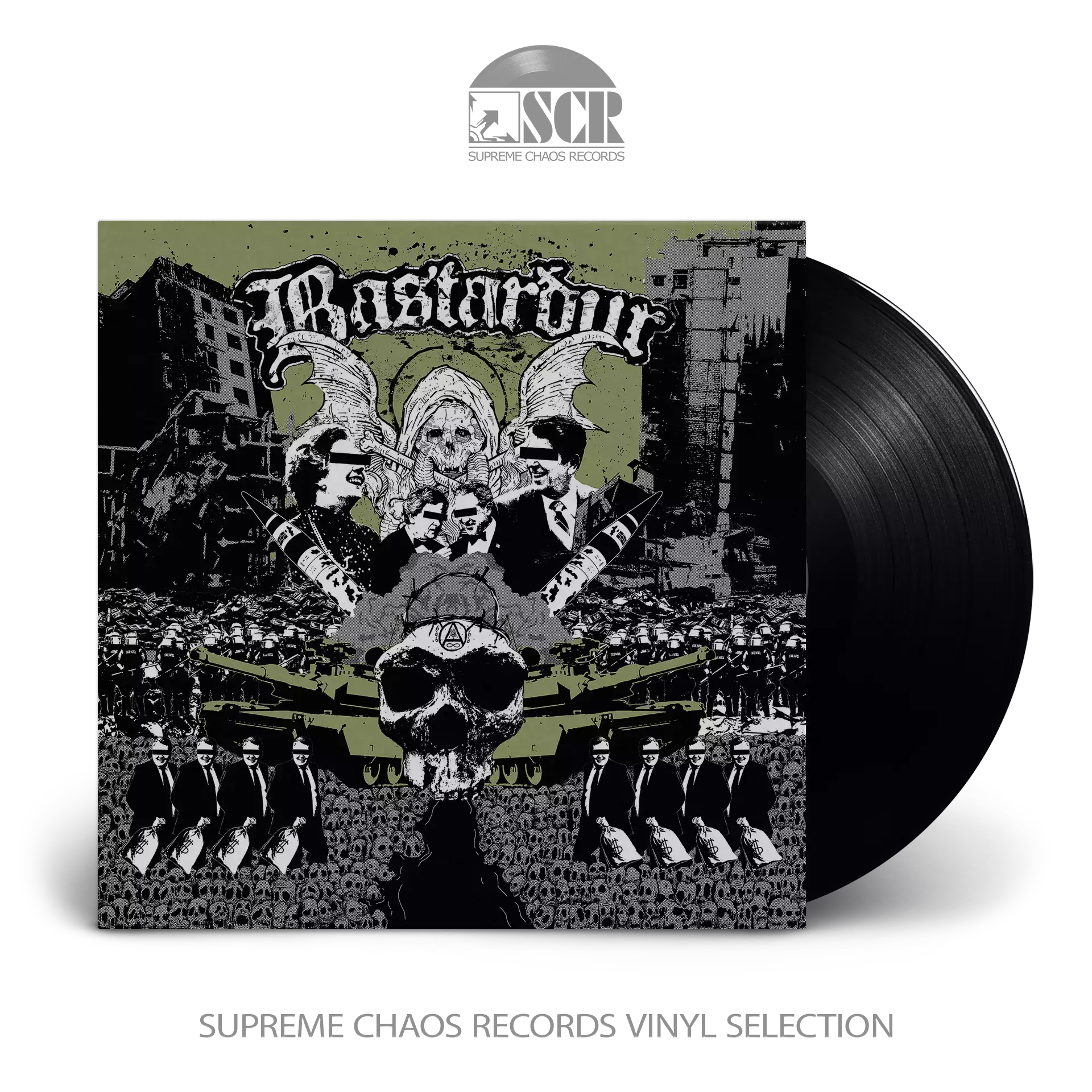 BASTARDUR · Satan's Loss of Son | BLACK LP (Crust Vinyl)
