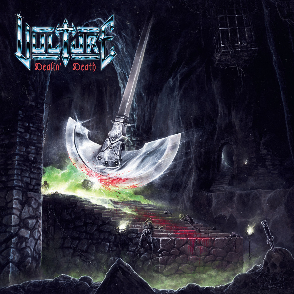 VULTURE · Dealin' Death | DARK TEAL - US IMPORT LP (Heavy Metal Vinyl) · Picture 1