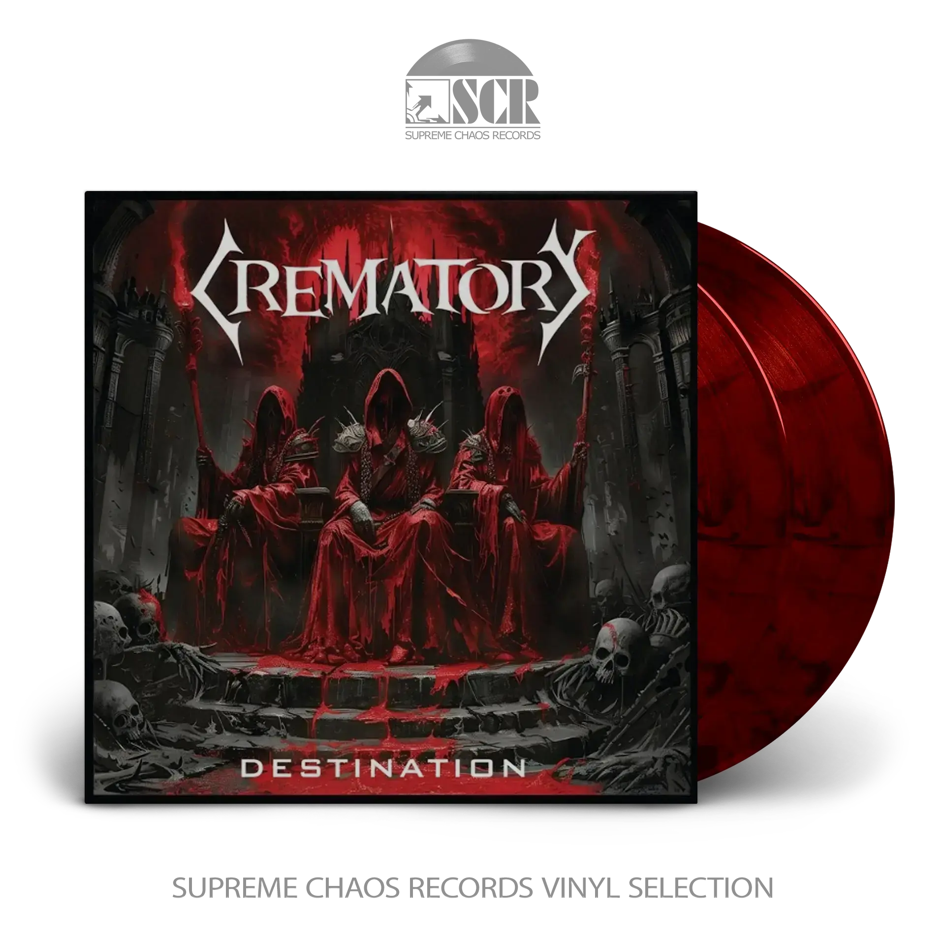 CREMATORY · Destination | RED MARBLED 2LP (Gothic Metal Vinyl)