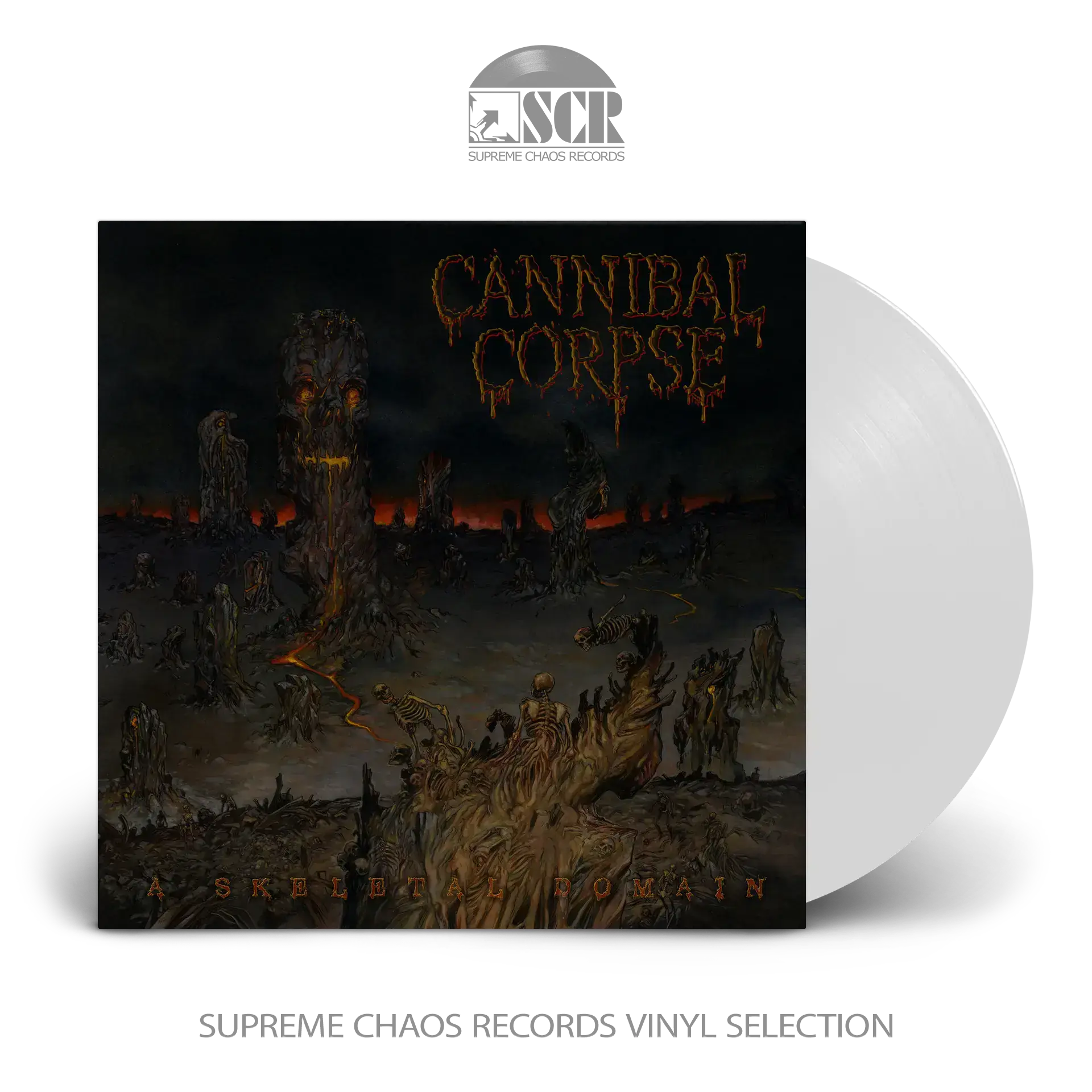 CANNIBAL CORPSE - A Skeletal Domain · WHITE LP (Death Metal Vinyl)