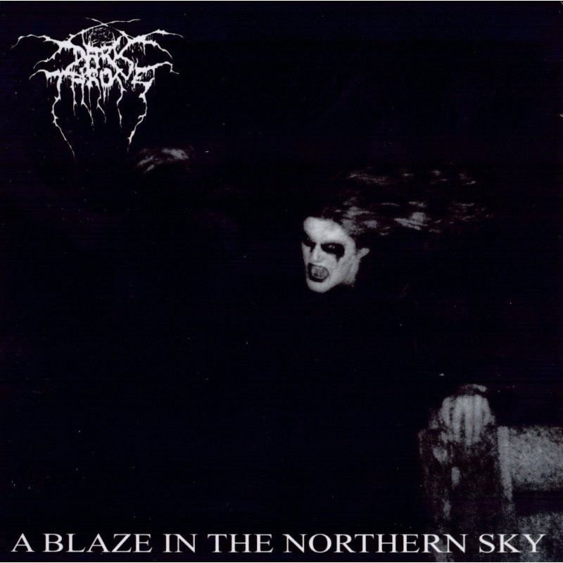 DARKTHRONE - A Blaze In The Northern Sky · WHITE LP (Black Metal Vinyl) · Bild 1