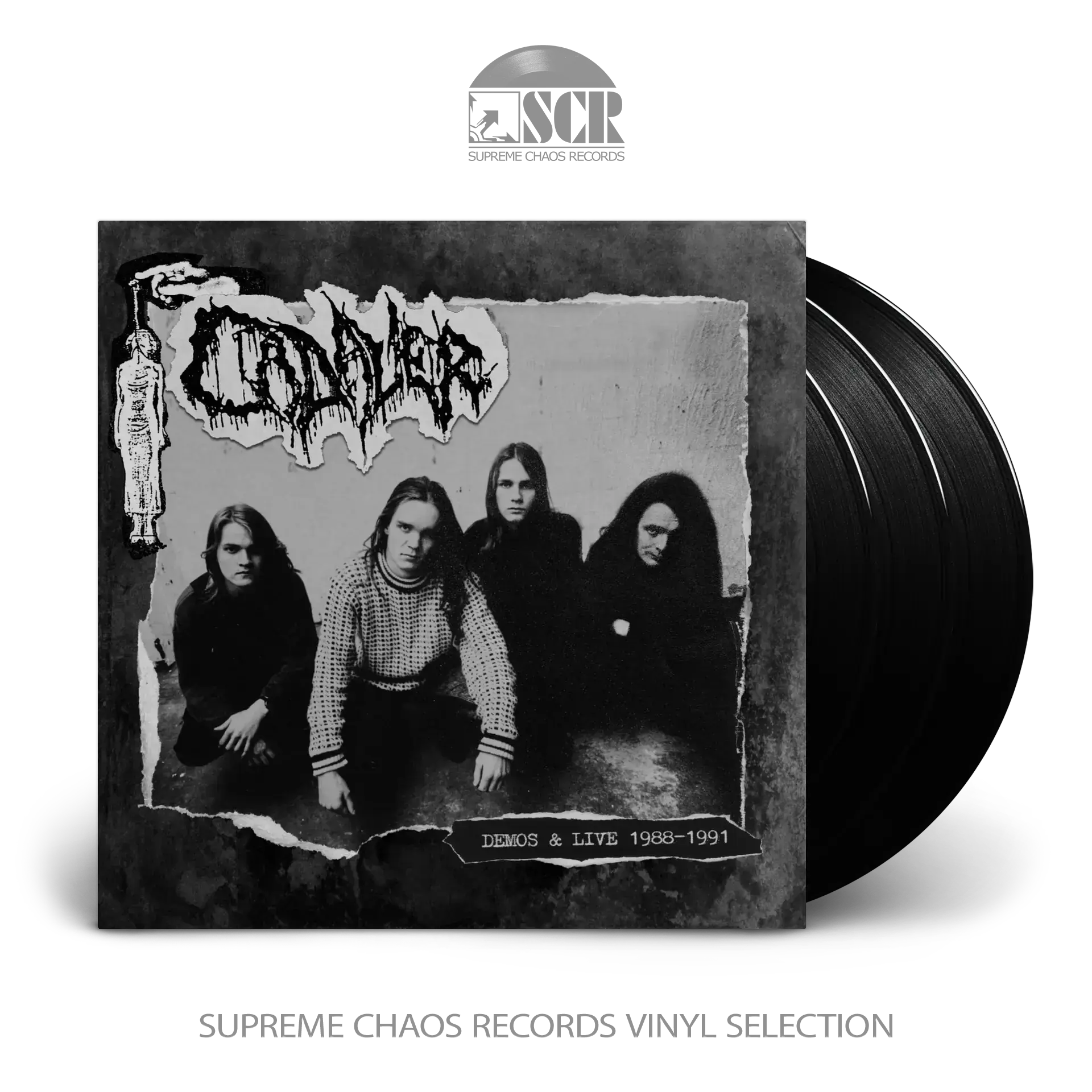 CADAVER · Demos & Live 1988-1991 | BLACK 3LP (Death Metal Vinyl)