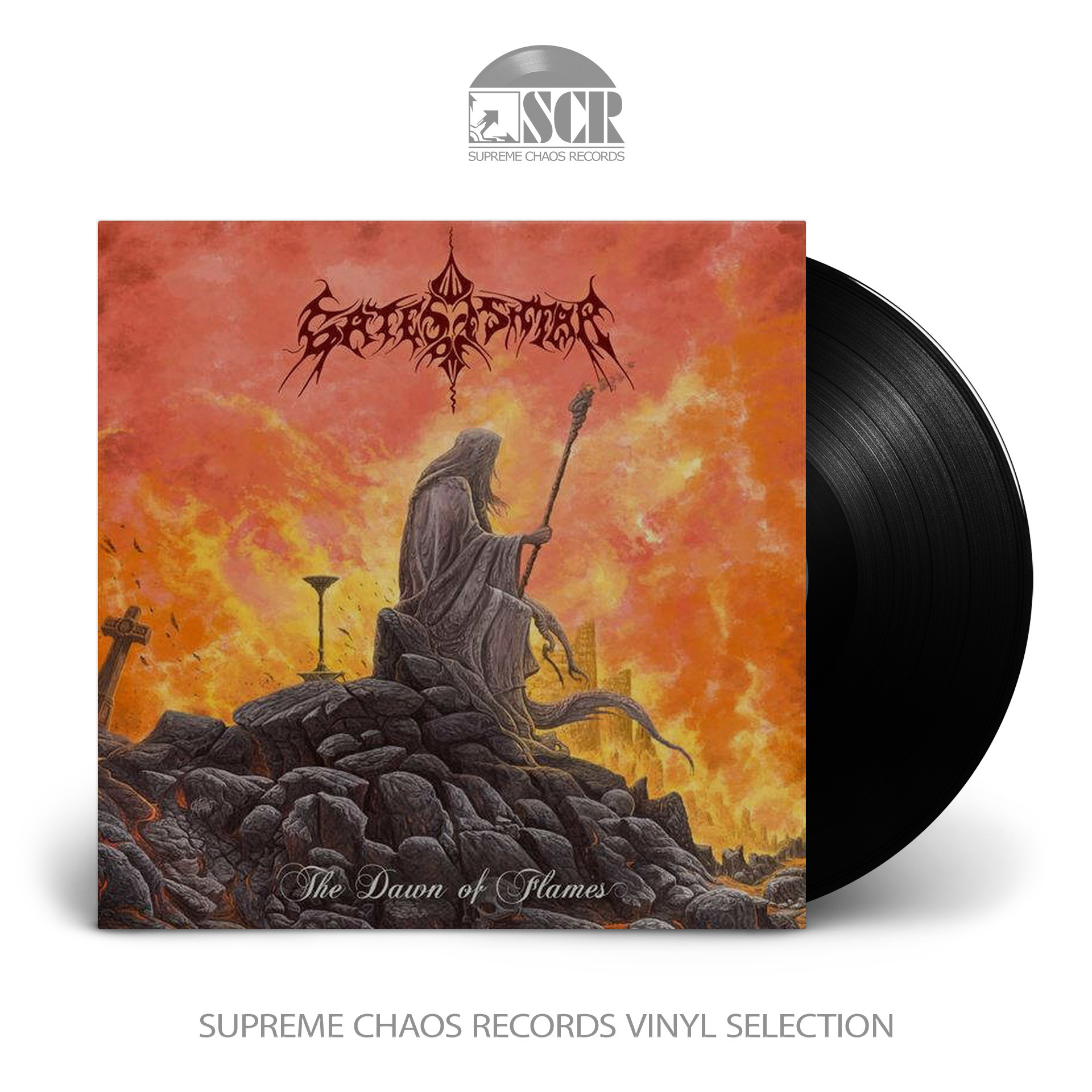 GATES OF ISHTAR · The Dawn Of Flames | BLACK LP (Death Metal Vinyl)