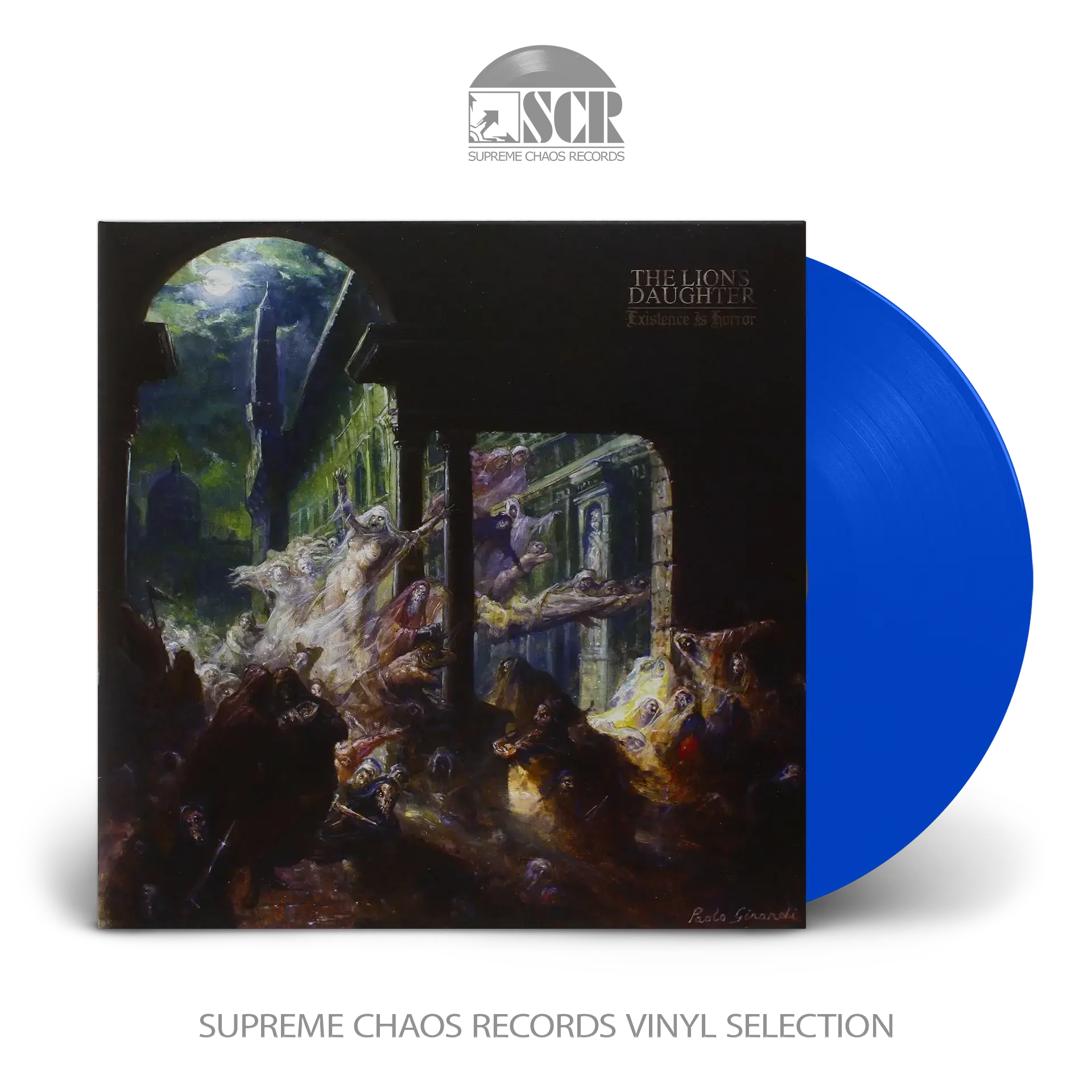 THE LION'S DAUGHTER · Existence Is Horror | BLUE LP (Death Metal Vinyl)