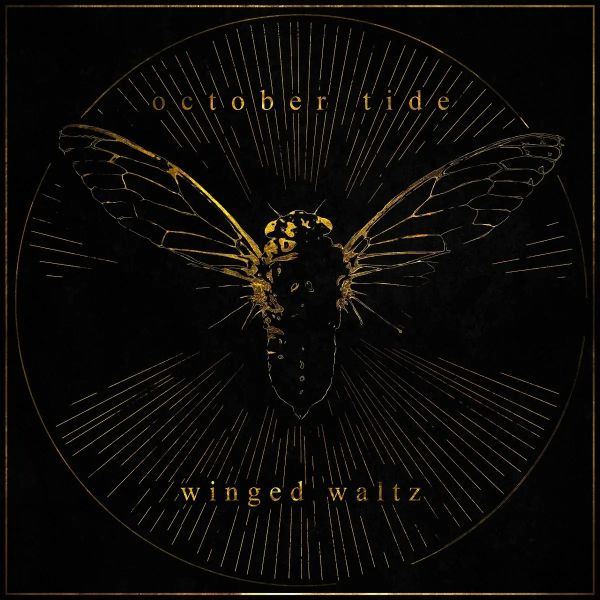 OCTOBER TIDE · Winged Waltz | BLACK LP (Death Metal Vinyl) · Picture 1