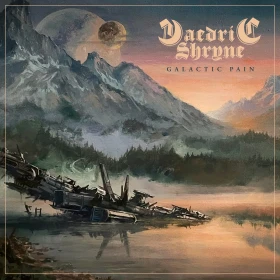 DAEDRIC SHRYNE · Galactic Pain | TRANSPARENT ORANGE/BLACK SPLATTER LP (Heavy Metal Vinyl) · Picture 2