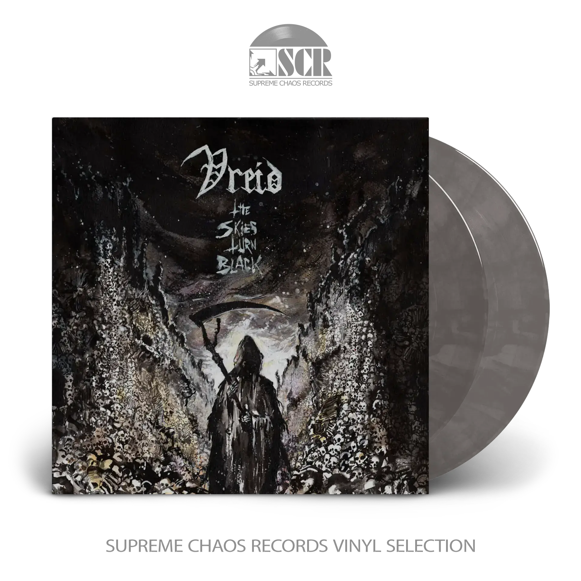 VREID - The Skies Turn Black · MARBLED 2LP (Black Metal Vinyl)