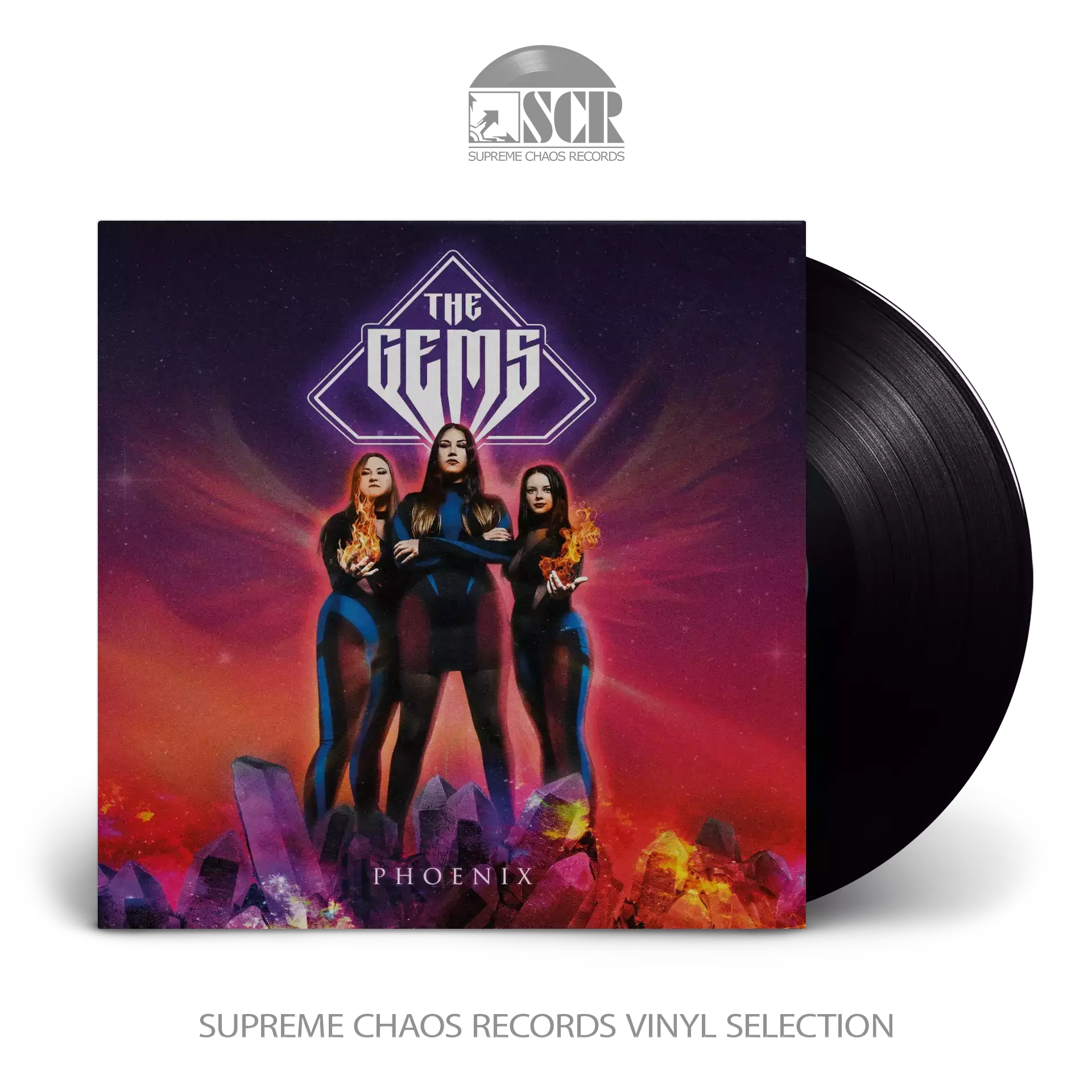 THE GEMS · Phoenix | BLACK LP (Hard Rock Vinyl)