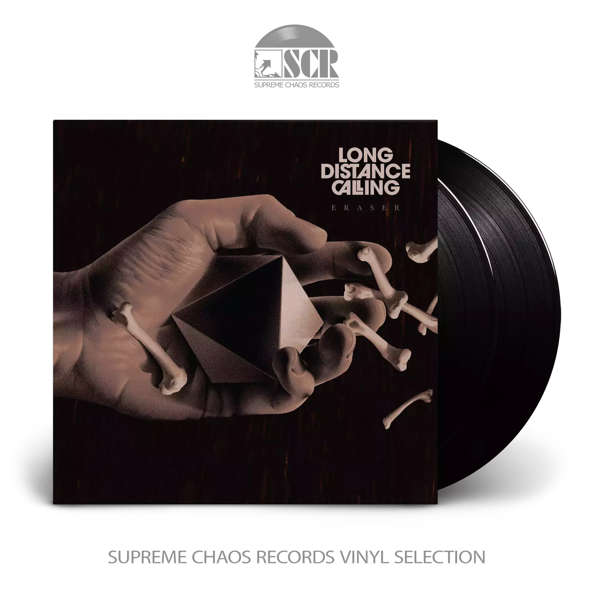 LONG DISTANCE CALLING · Eraser | BLACK 2LP (Progressive Rock Vinyl)