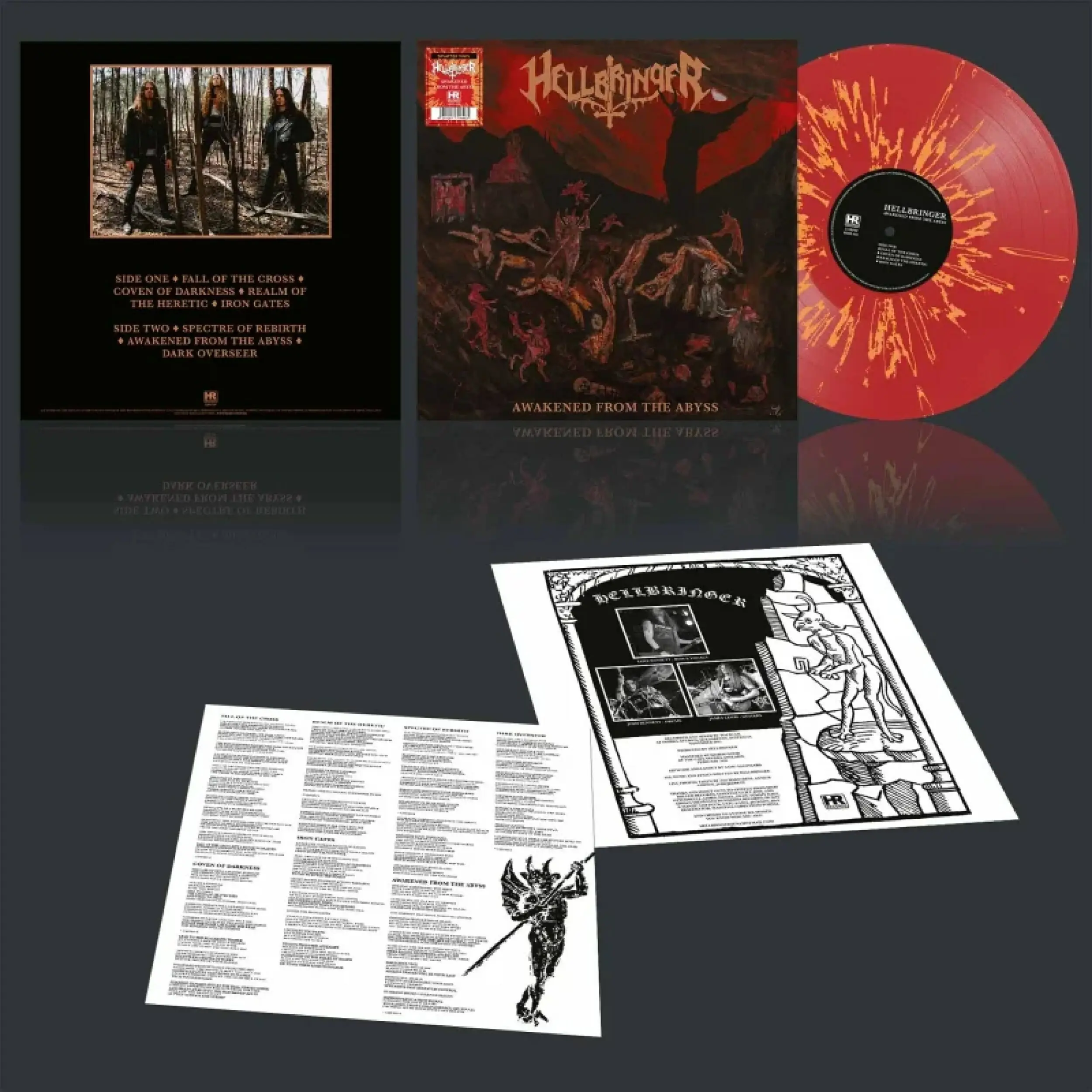 HELLBRINGER · Awakened From The Abyss | SPLATTER LP (Thrash Metal Vinyl)