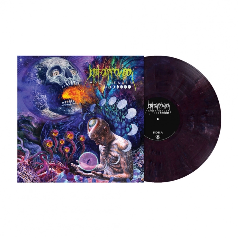 JOB FOR A COWBOY - Moon Healer · DARK PURPLE MARBLED LP (Death Metal Vinyl)