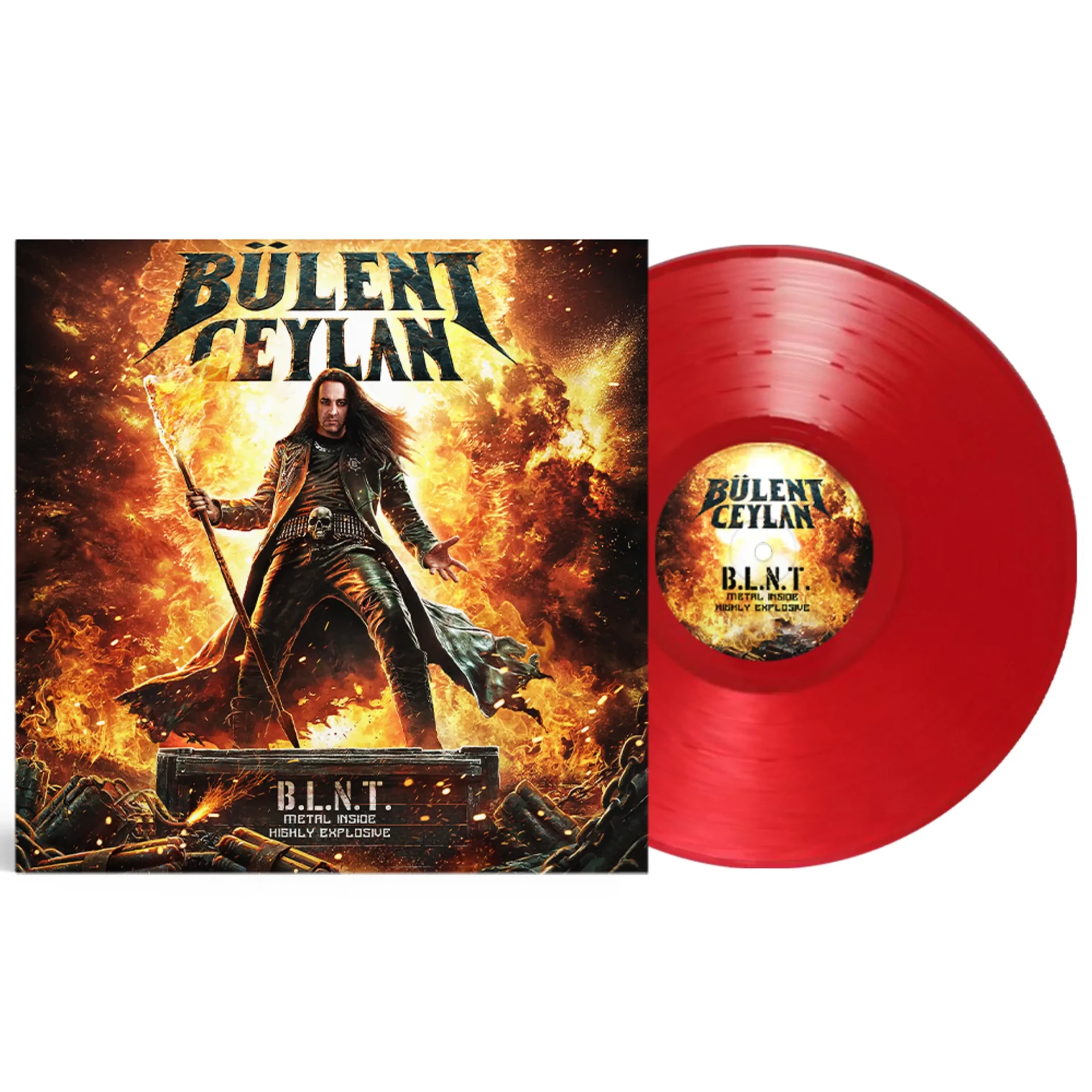 BÜLENT CEYLAN · B.L.N.T. | TRANSPARENT RED LP (Heavy Metal/Hard Rock Vinyl) · Picture 2