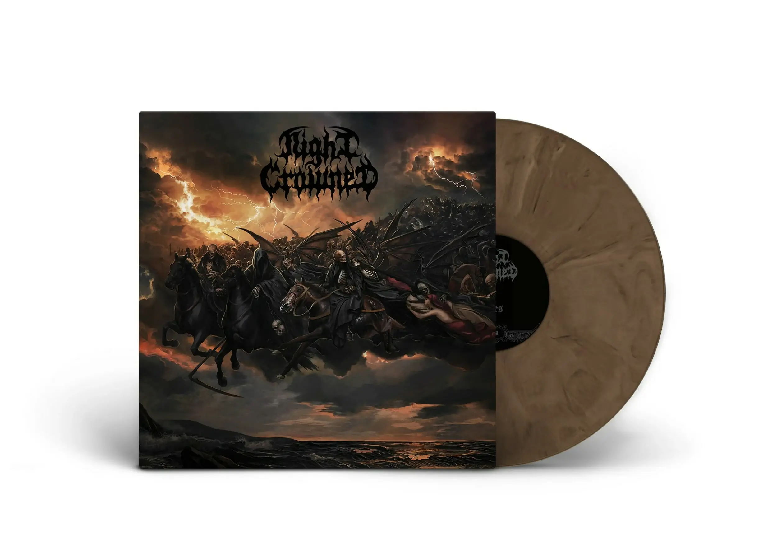 NIGHT CROWNED · Tales | TRANSPARENT/CRYSTAL MARBLED LP (Black Metal Vinyl)