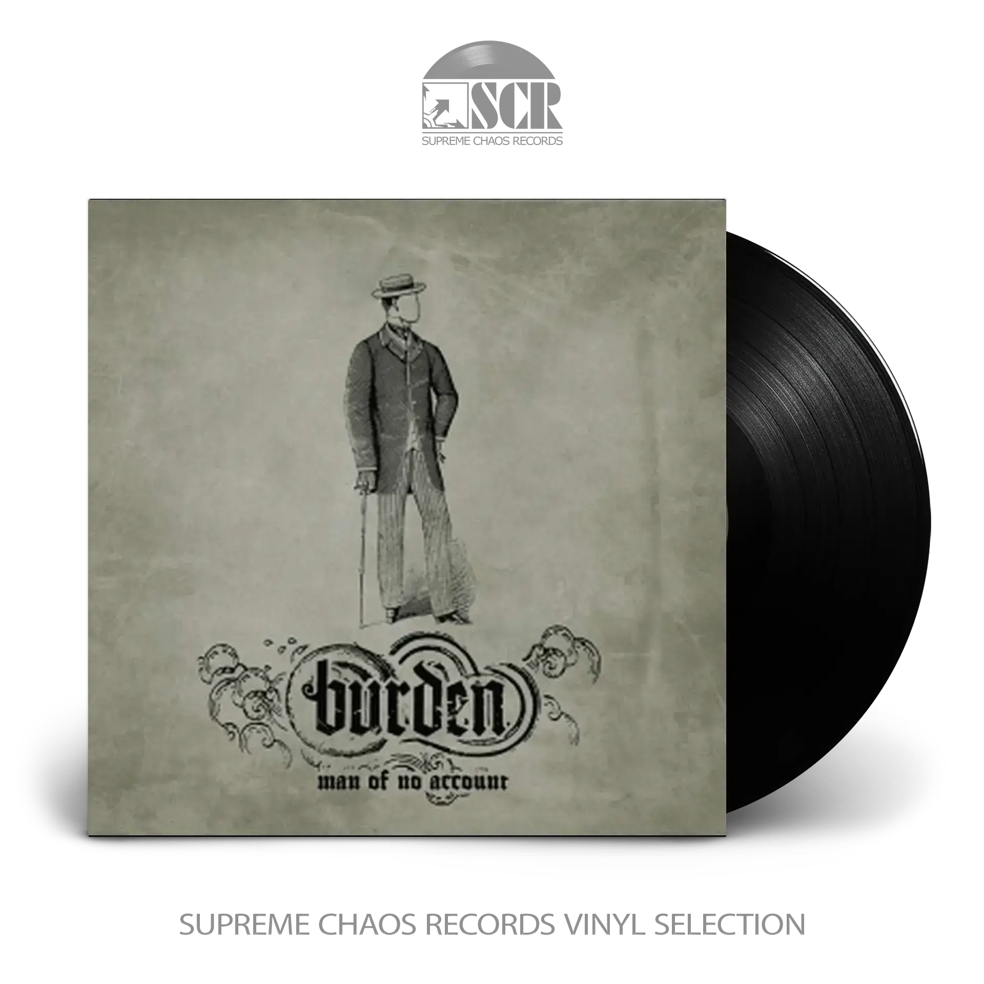 BURDEN · Man Of No Account | BLACK 7" EP (Stoner Rock Vinyl)