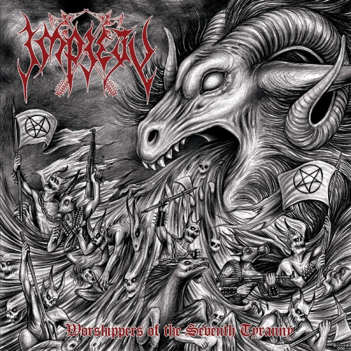 IMPIETY · Worshippers Of The Seventh Tyranny | DIGIPAK CD (Black Metal CDs)