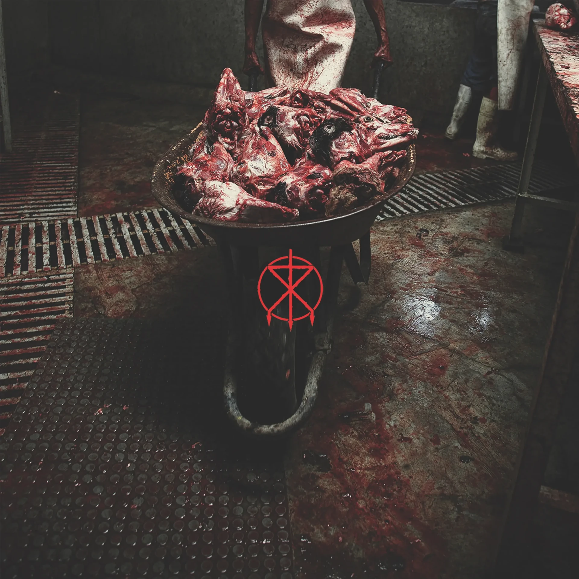 TO THE GRAVE · Liberation Front | CLEAR/RED MARBLED LP (Deathcore Vinyl) · Picture 1